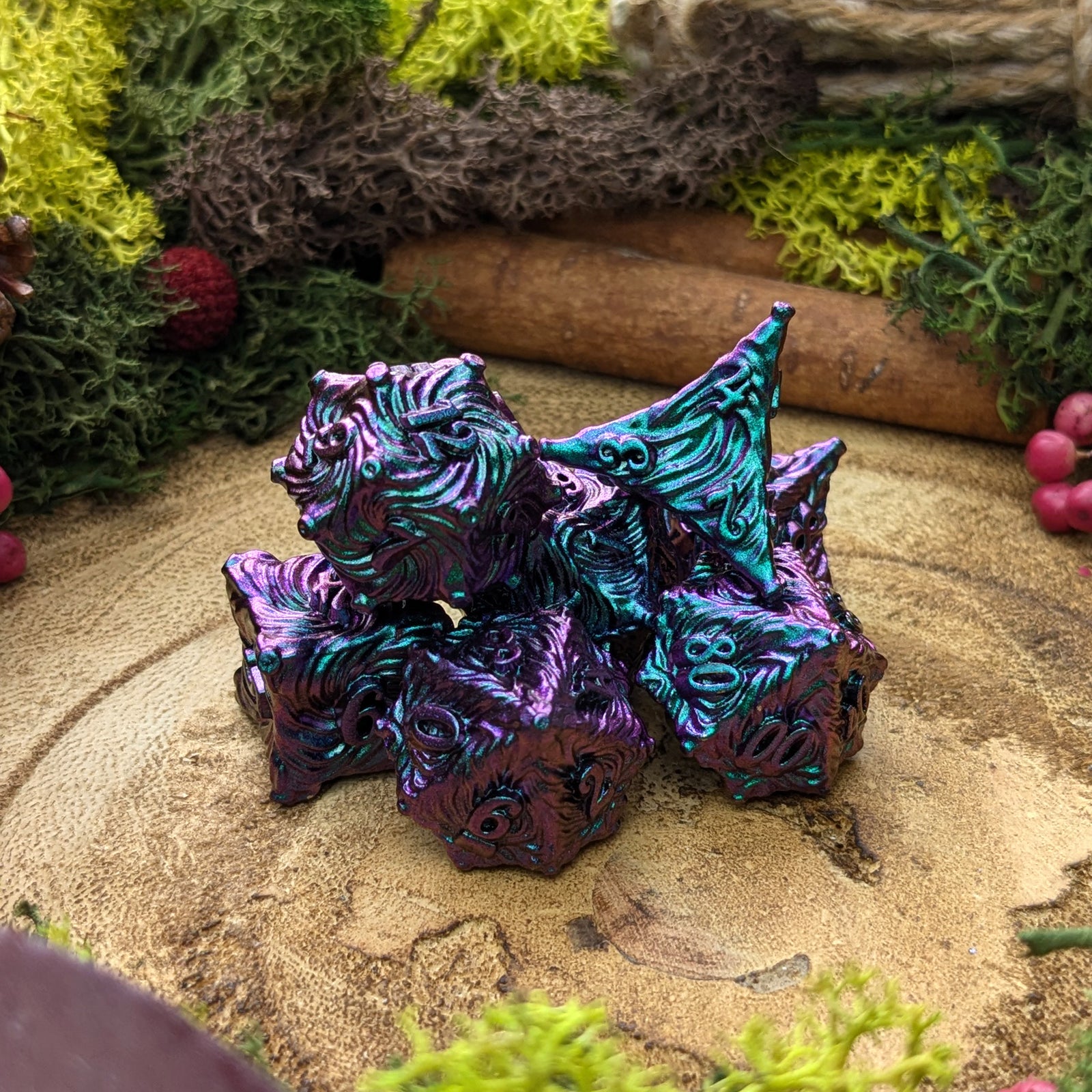 Ceremorphosis  | Metal Dice - Dice Set - Luffleberry