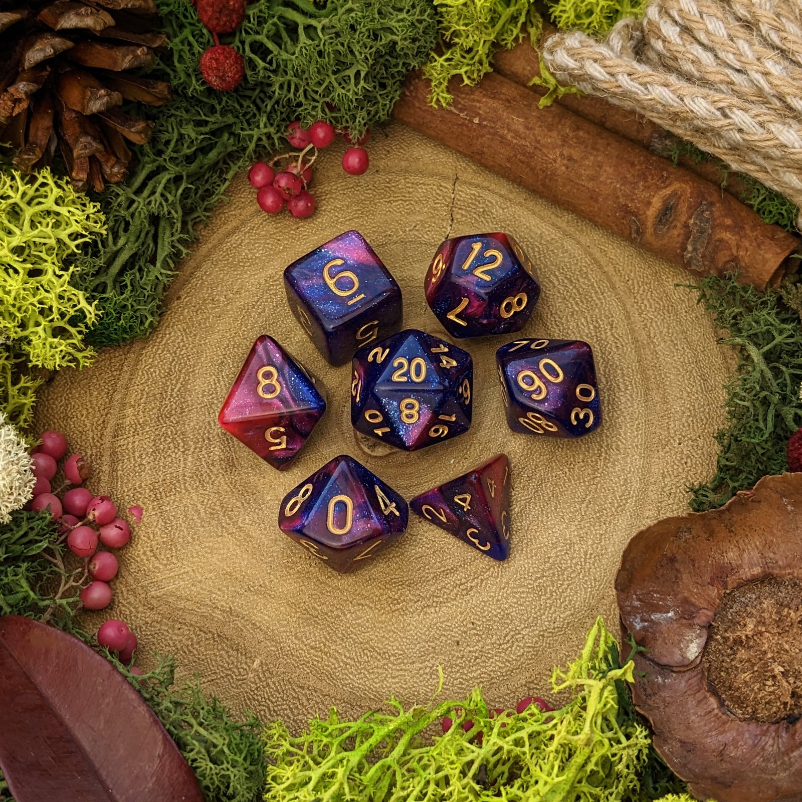 Confusion | Spell Dice - Dice Set - Luffleberry