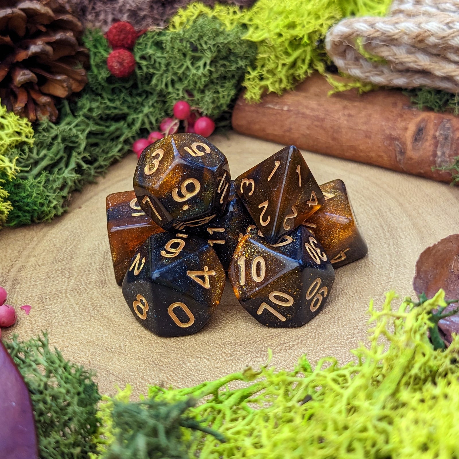 Contagion | Spell Dice - Dice Set - Luffleberry