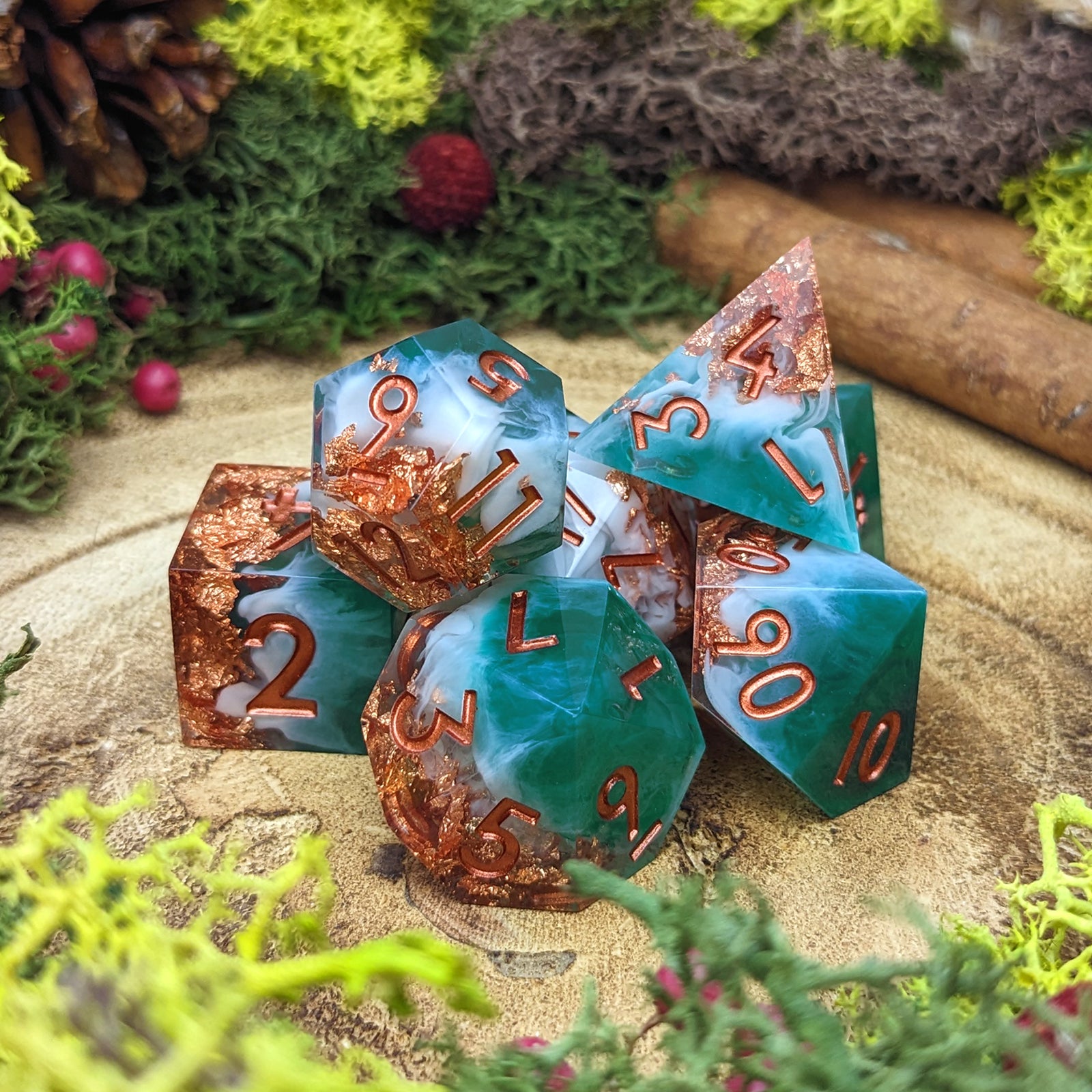 Copper Coast | Sharp Edge Dice - Dice Set - Luffleberry