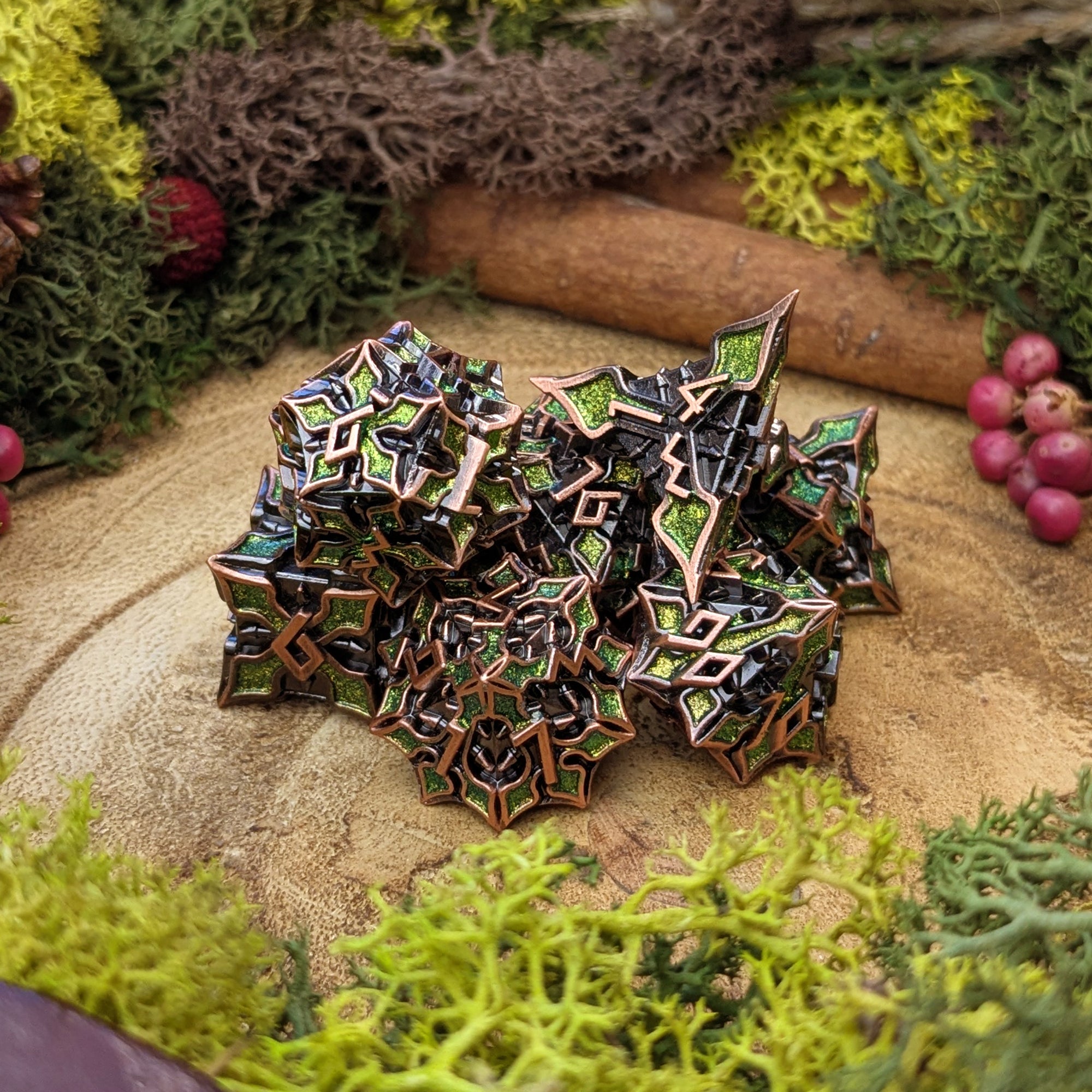 Copper Leaf | Metal Dice