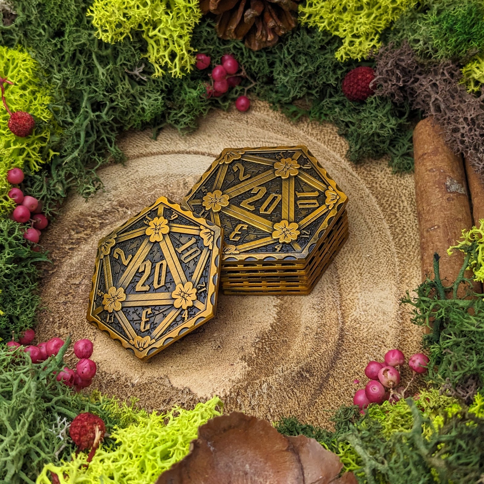 Golden | Metal D2 Coin -  - Luffleberry