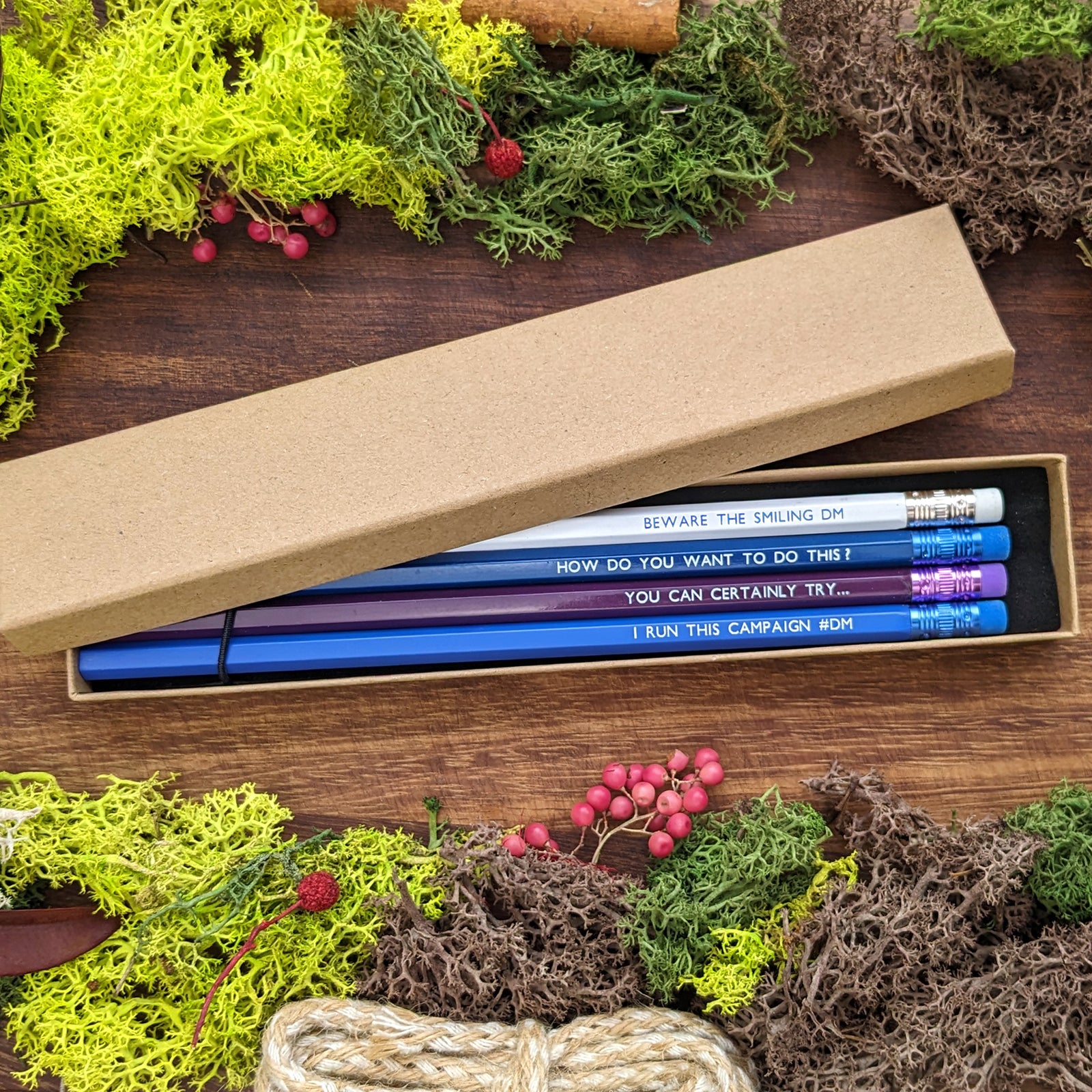 Dungeon Master Pencil Set with Box - Pen & Pencil Sets - Luffleberry