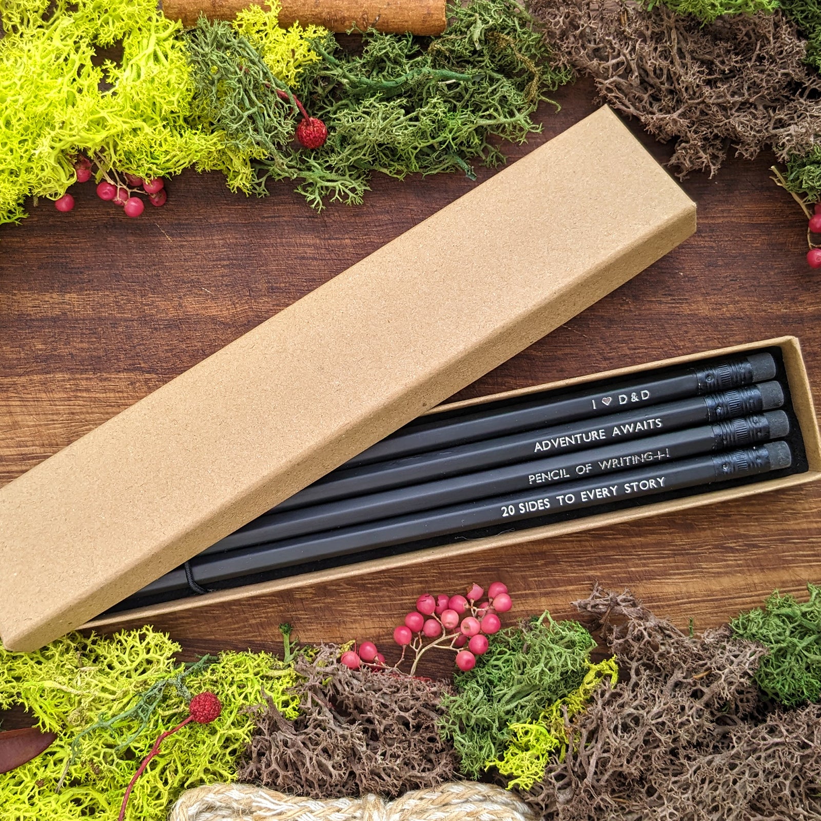 I ❤ D&D Pencil Set with Box - Pen & Pencil Sets - Luffleberry