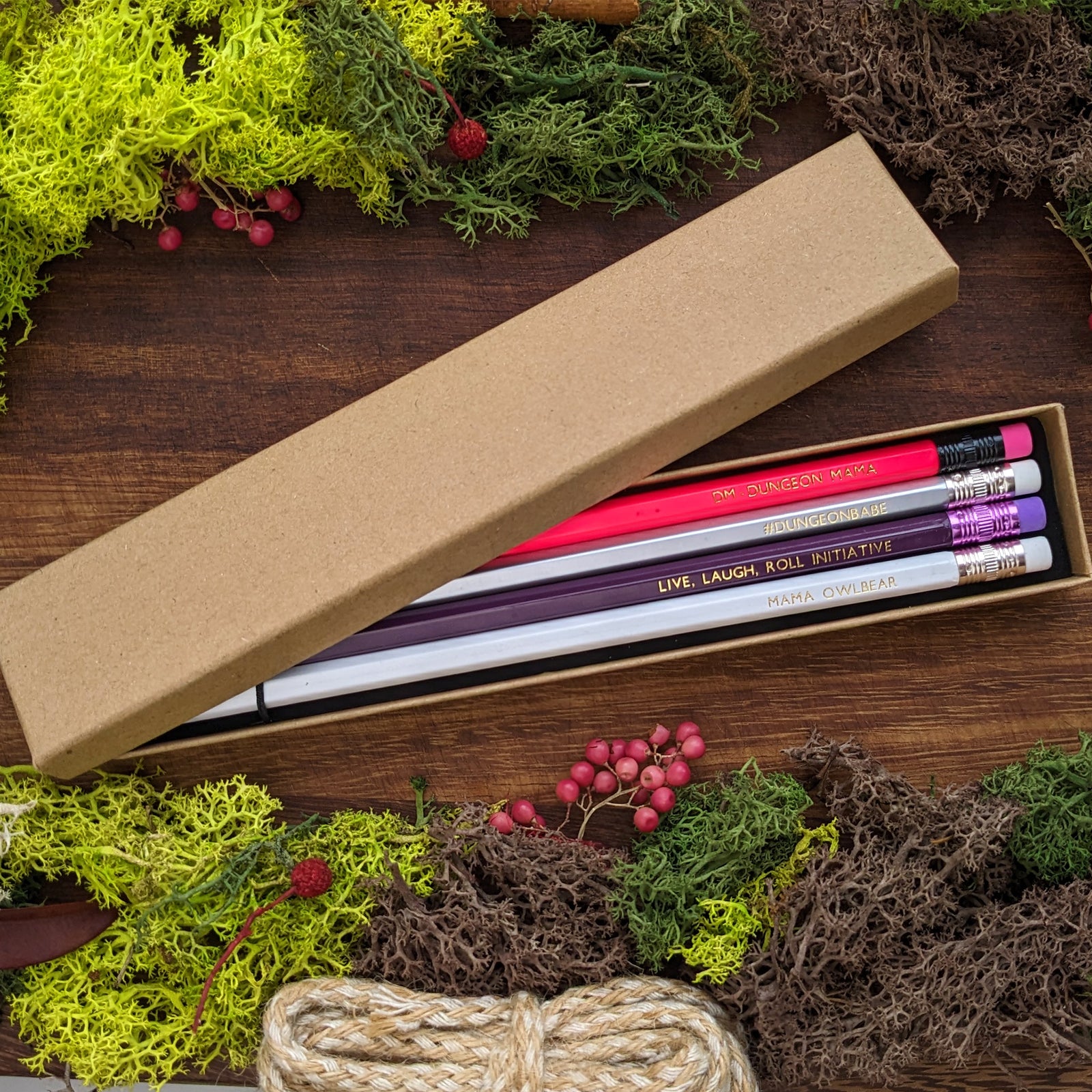 Dungeon Mama Pencil Set with Box - Pen & Pencil Sets - Luffleberry