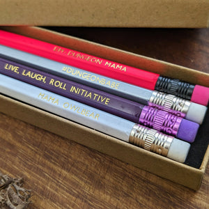 Dungeon Mama Pencil Set with Box