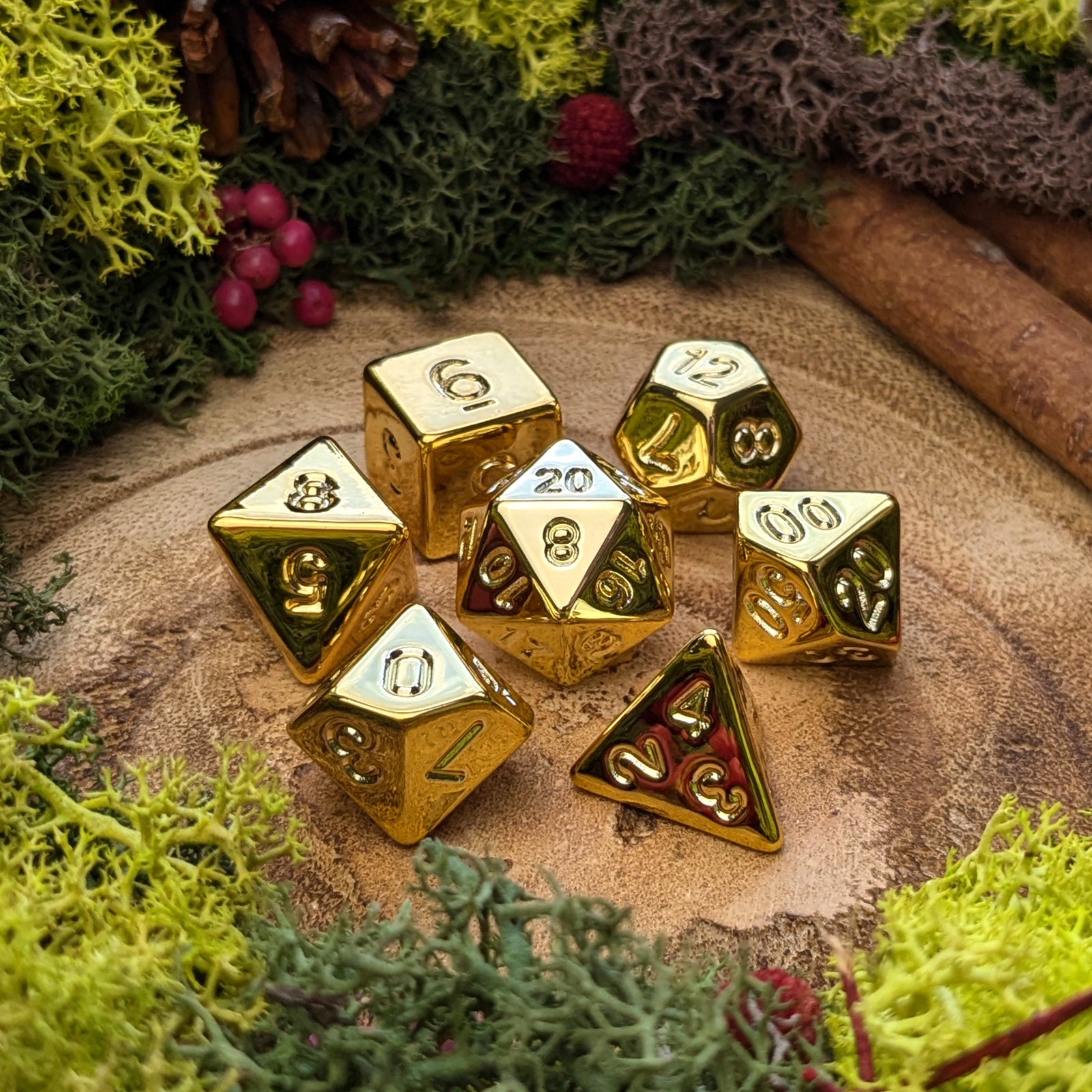 Gold Pieces - Dice Set - Luffleberry