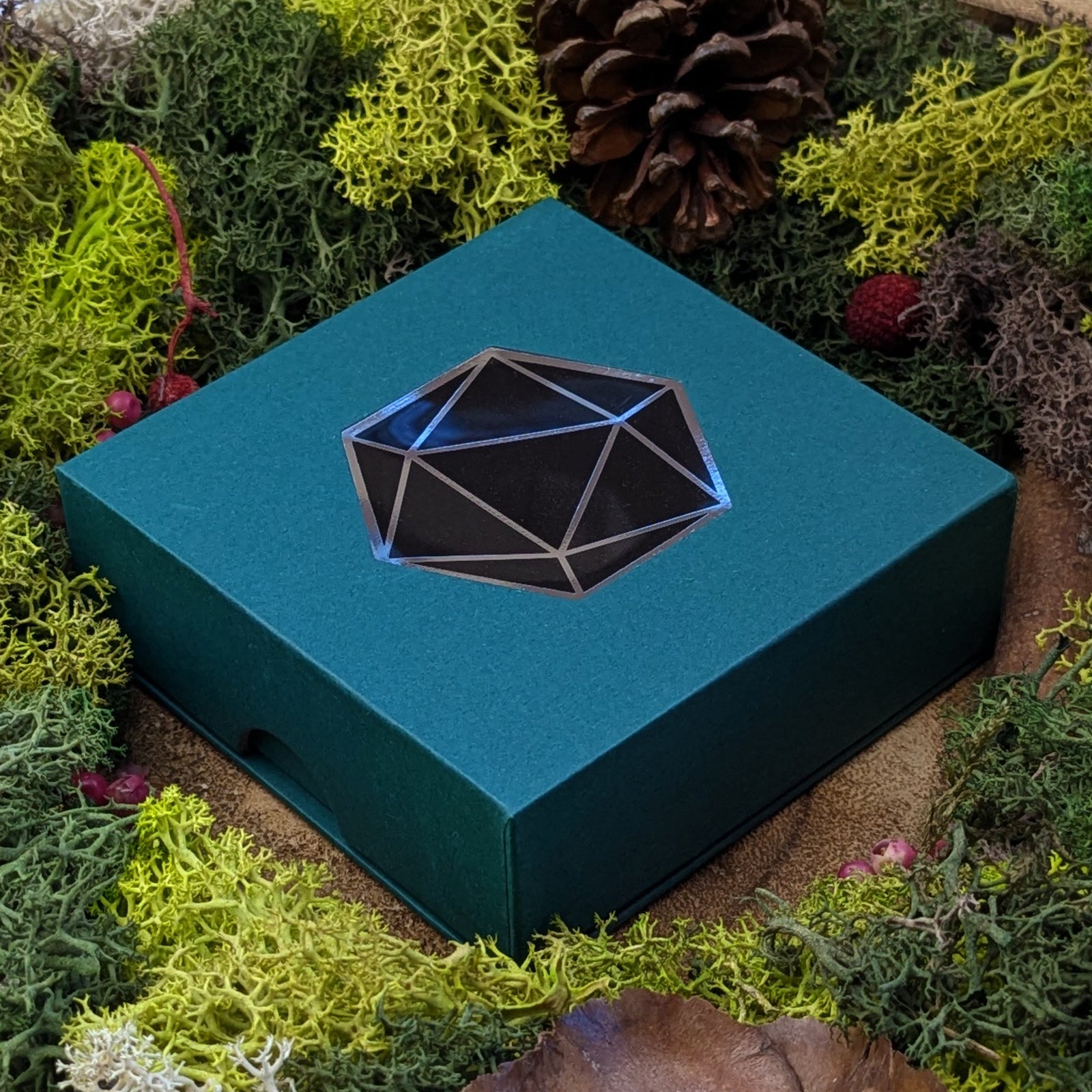 Kraft Cardboard Dice Box | Standard Polyhedral Dice - Dice Box - Luffleberry