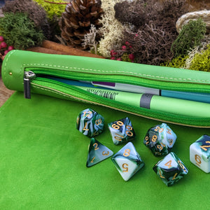Green Roll Up Dice Mat & Storage