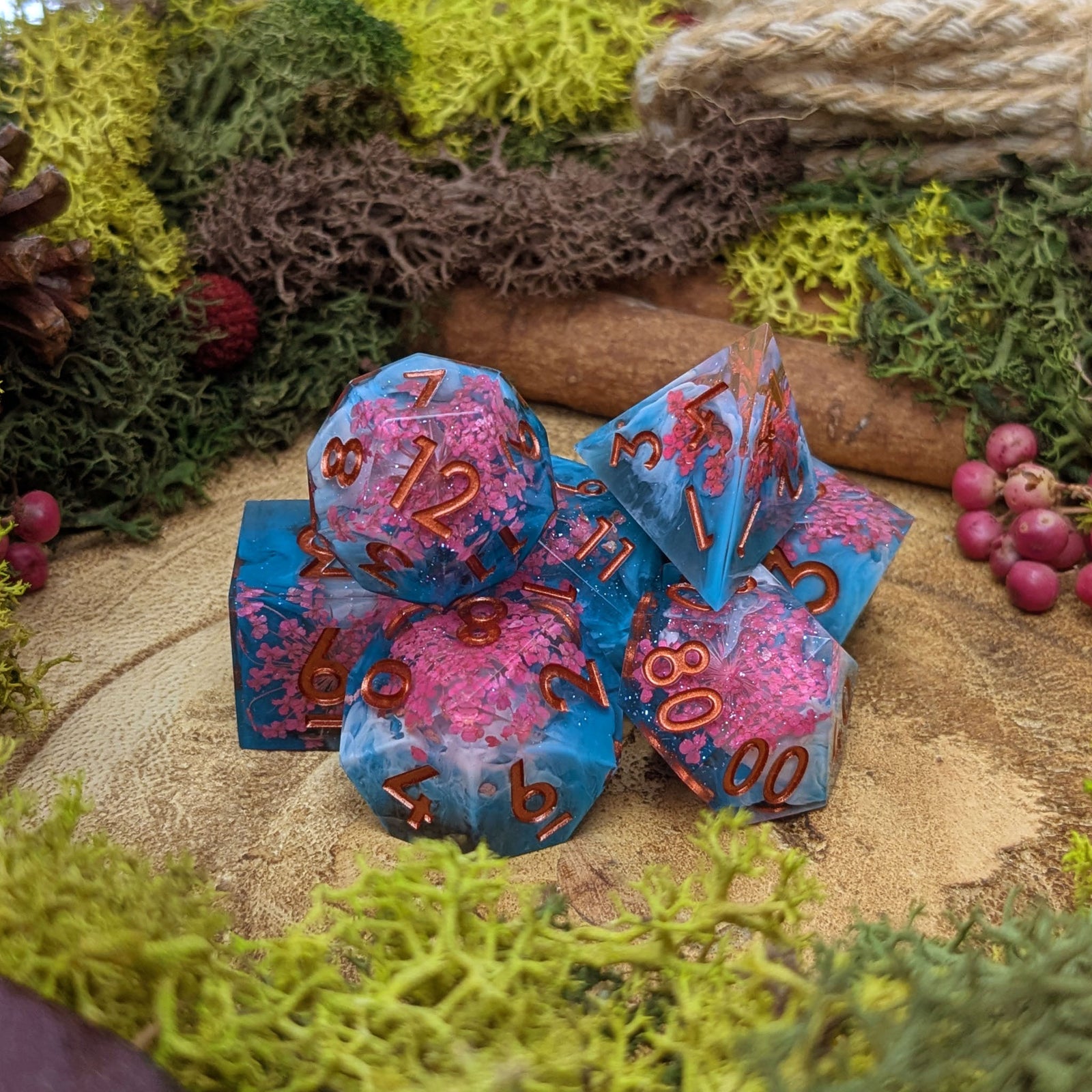 Mountain Blossom | Sharp Edge Dice