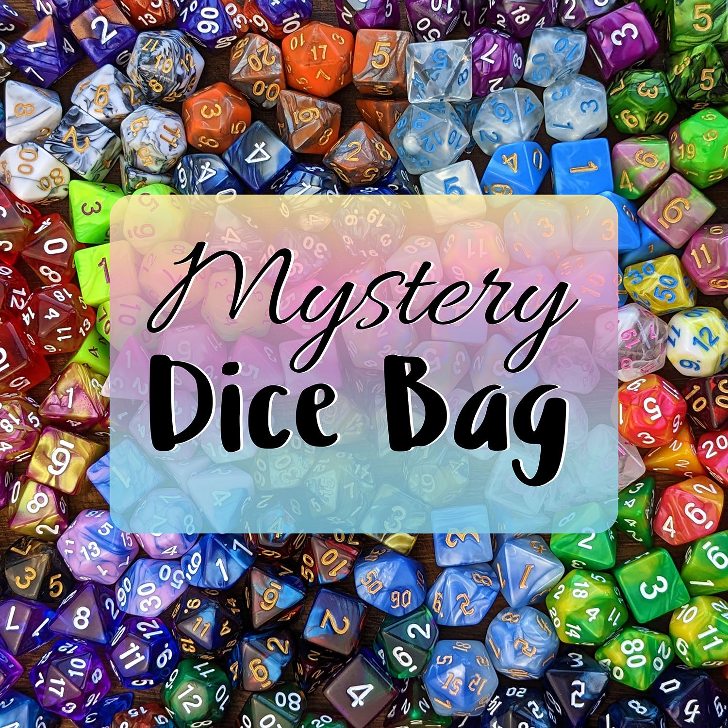 Mystery Dice Bag | Random Blind Bag of Dice - Dice Set - Luffleberry