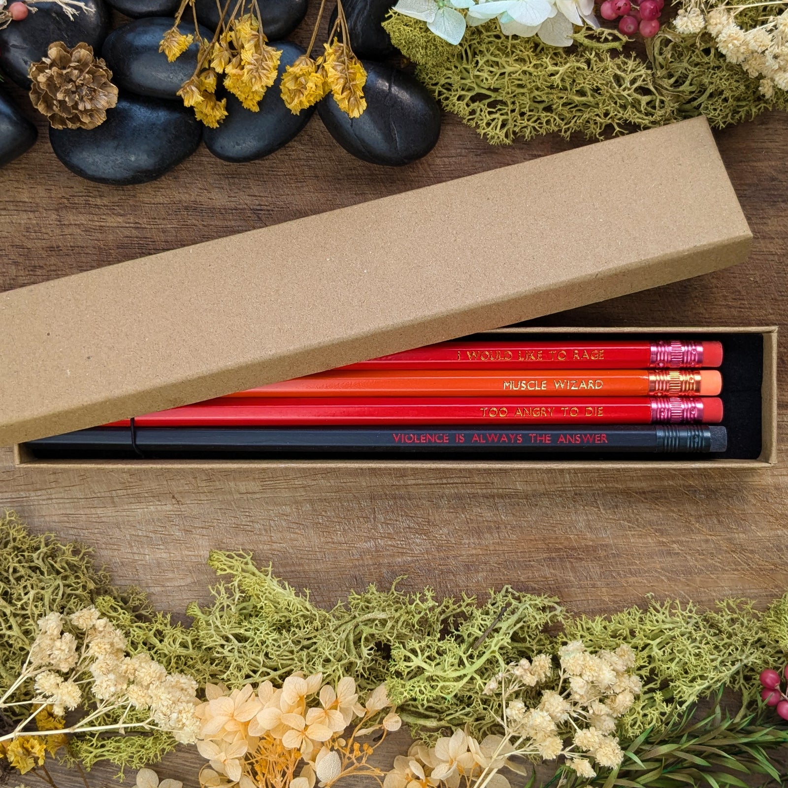 Barbarian Pencil Set with Box - Pen & Pencil Sets - Luffleberry