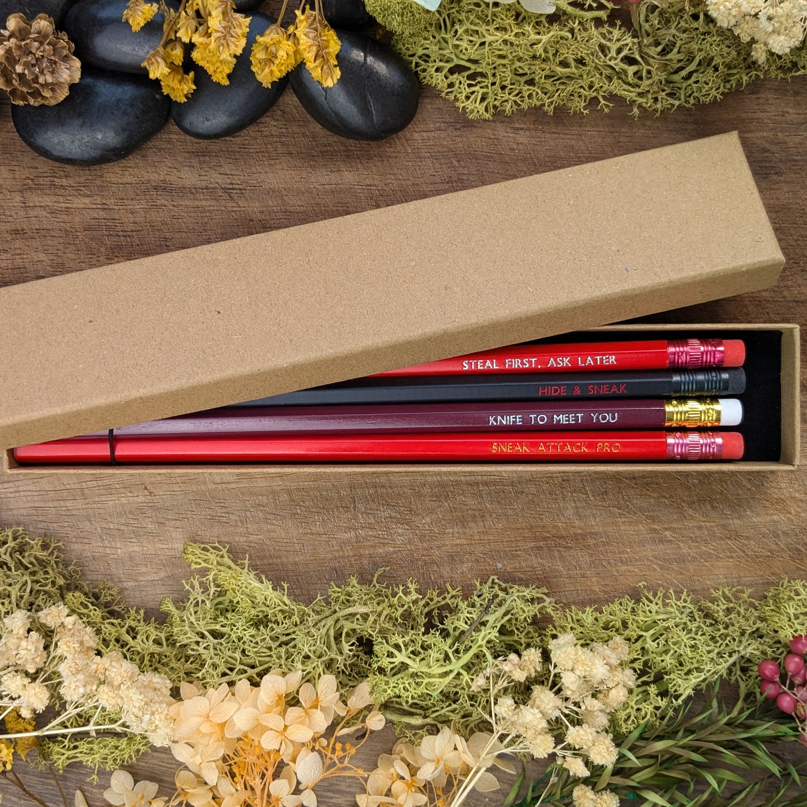 Rogue Pencil Set with Box - Pen & Pencil Sets - Luffleberry