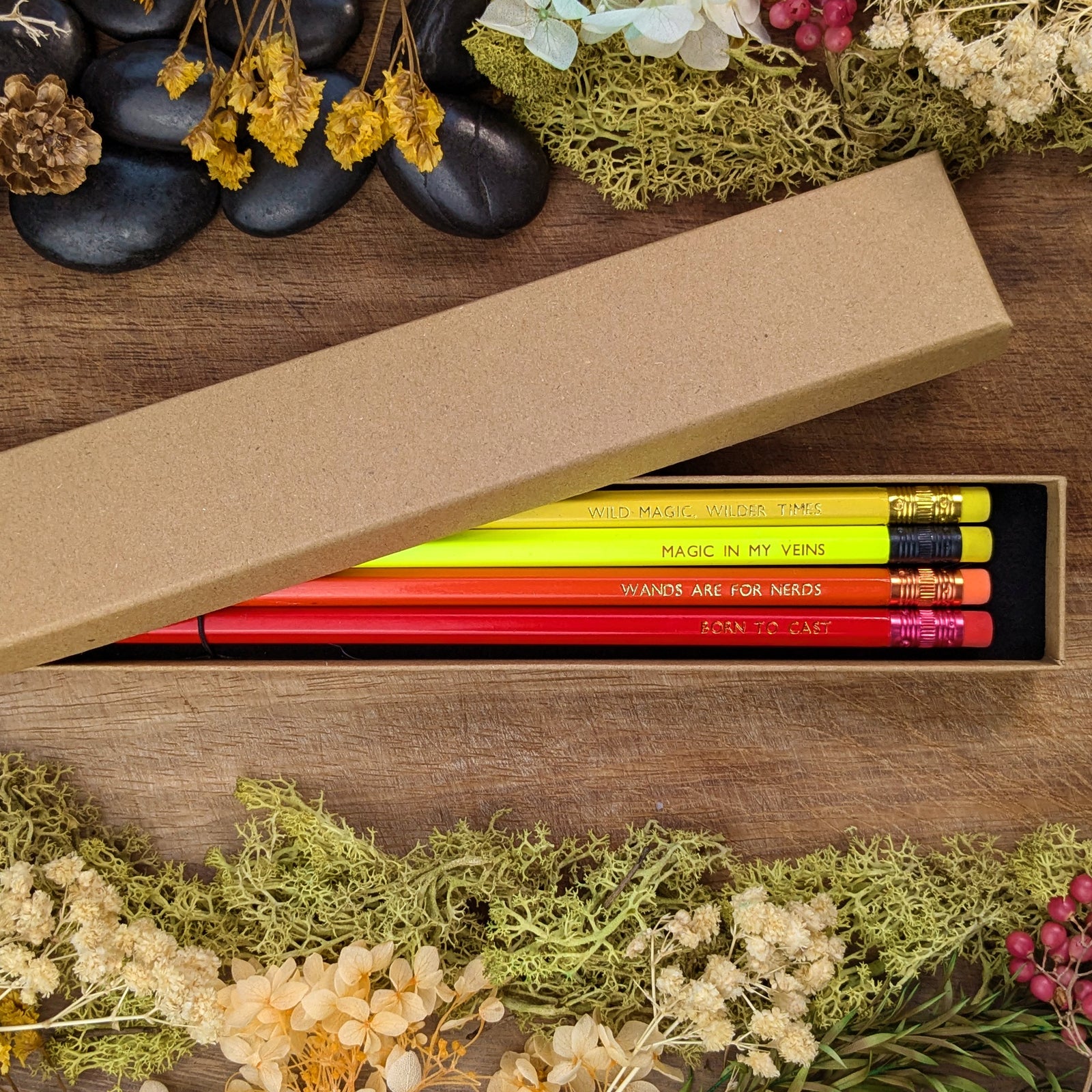 Sorcerer Pencil Set with Box - Pen & Pencil Sets - Luffleberry