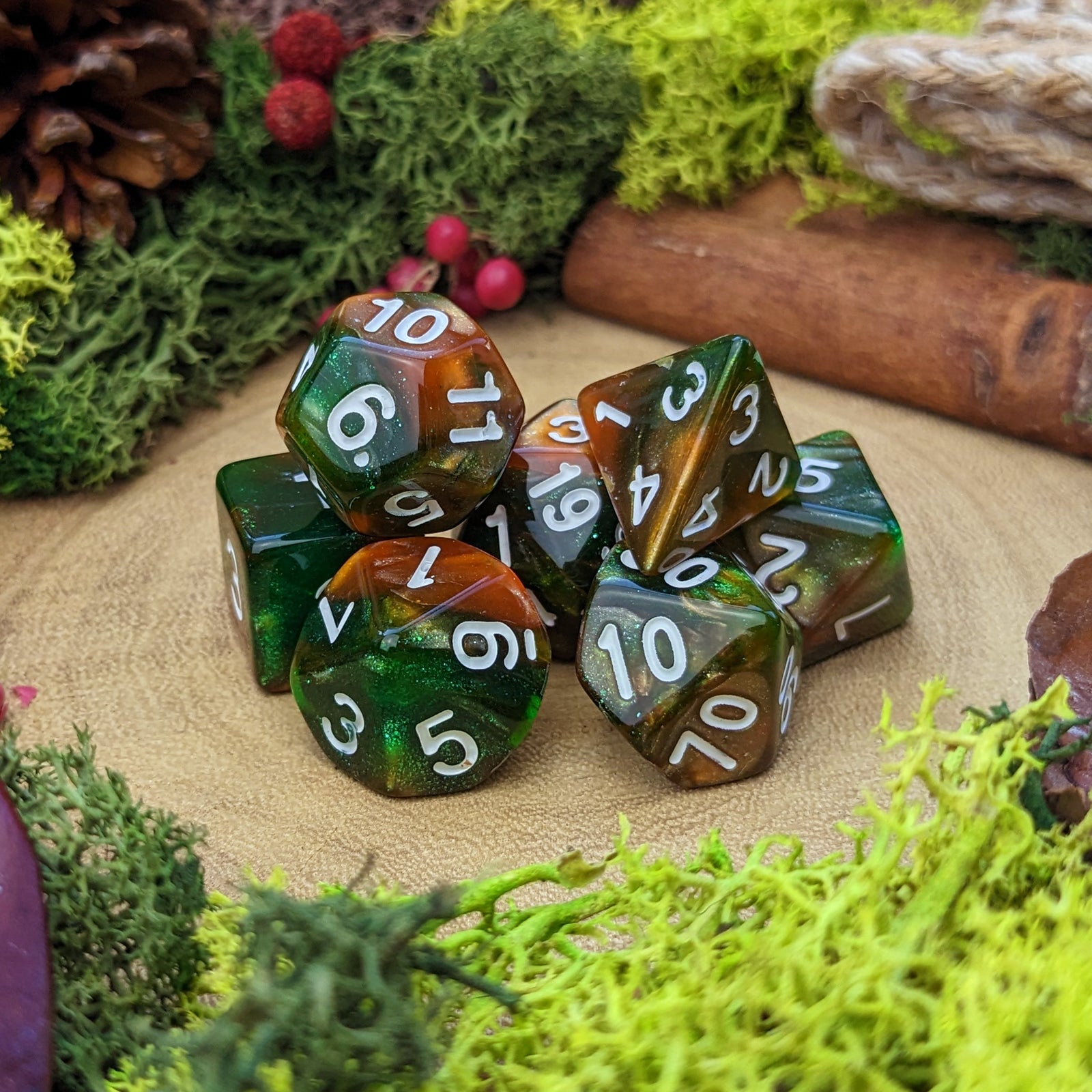 Poison Spray | Spell Dice - Dice Set - Luffleberry