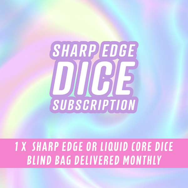 Sharp Edge Dice Blind Bag Subscription - Luffleberry