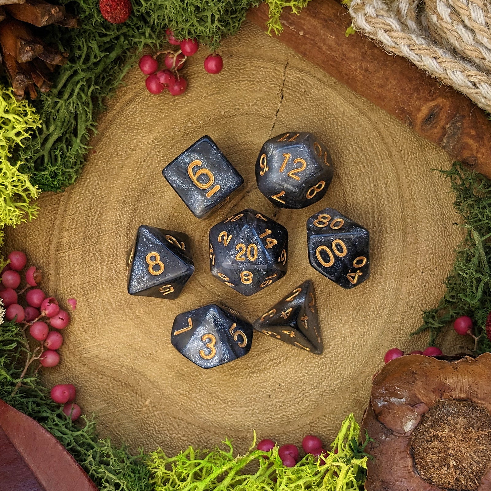 Stoneskin | Spell Dice - Dice Set - Luffleberry