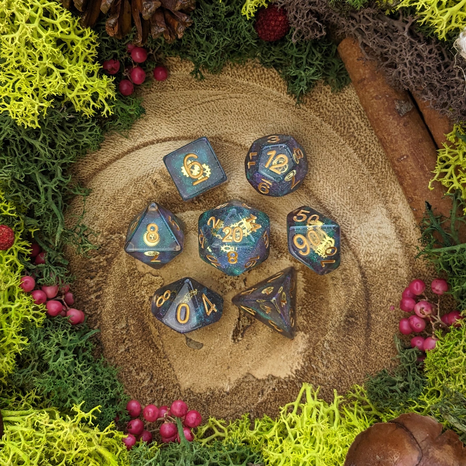 Time Stop - Dice Set - Luffleberry