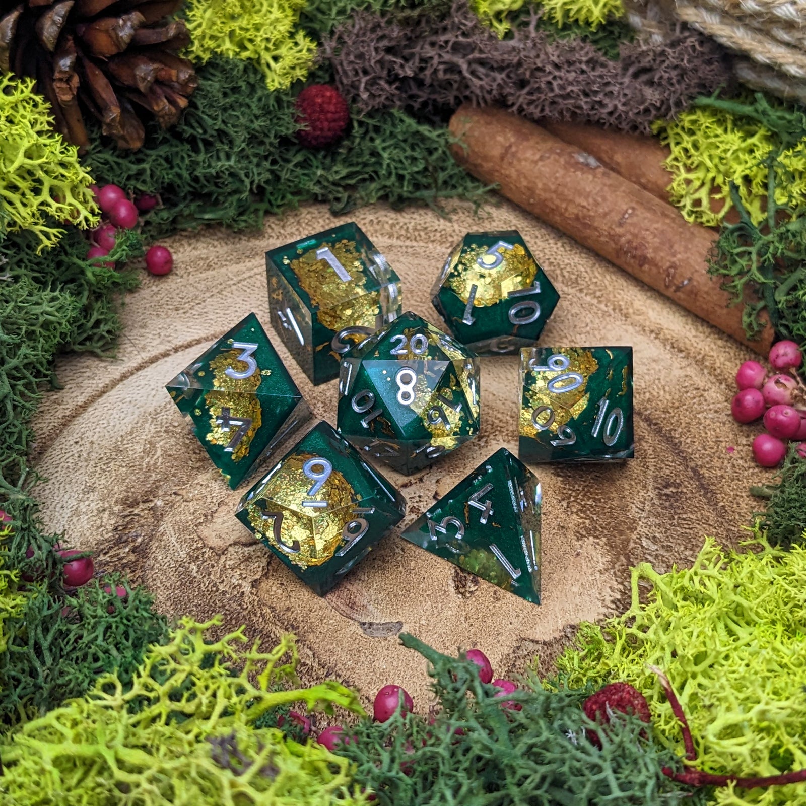 Treasure Hoard | Sharp Edge Dice - Dice Set - Luffleberry