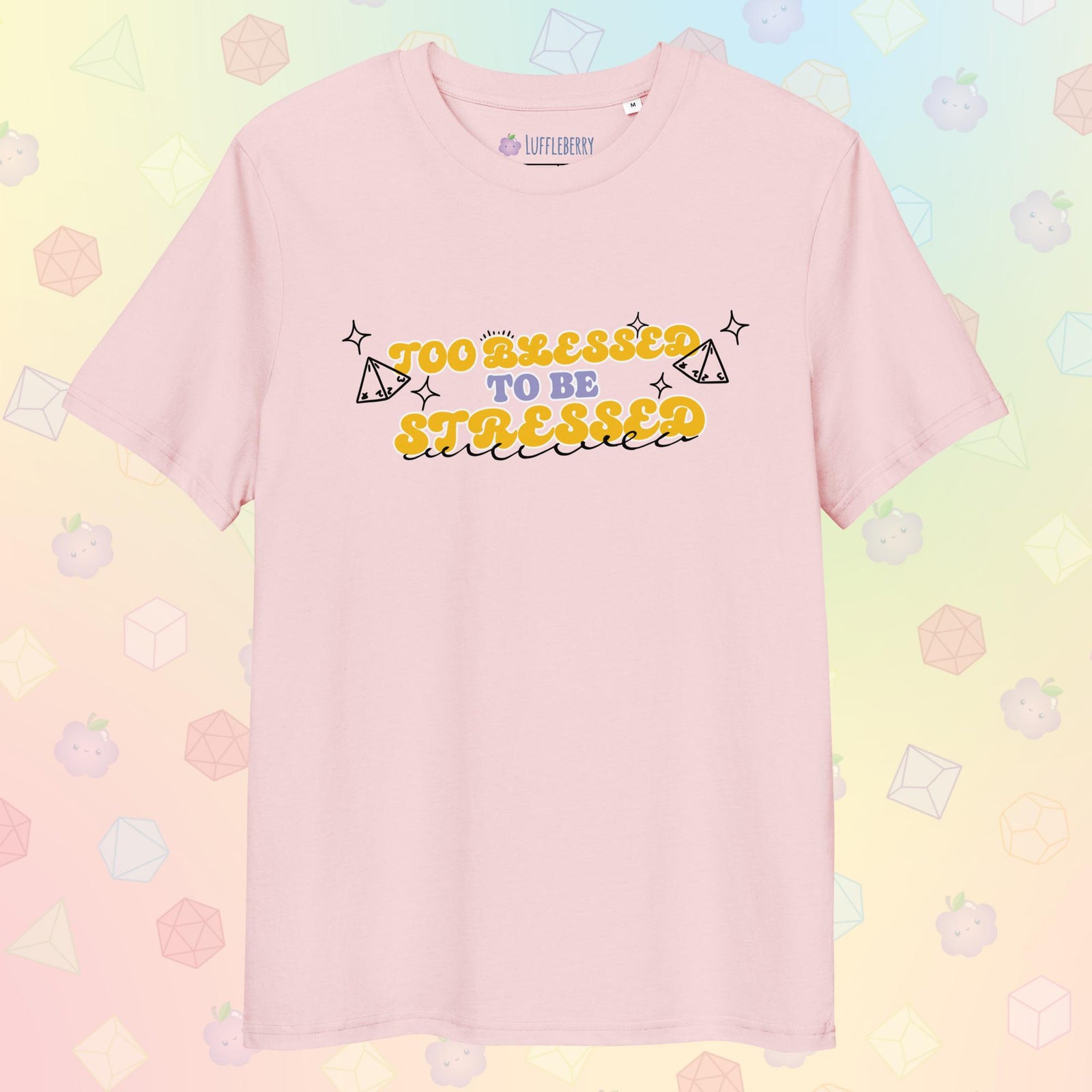 Too Blessed | Organic Cotton T-Shirt - T-Shirt - Luffleberry