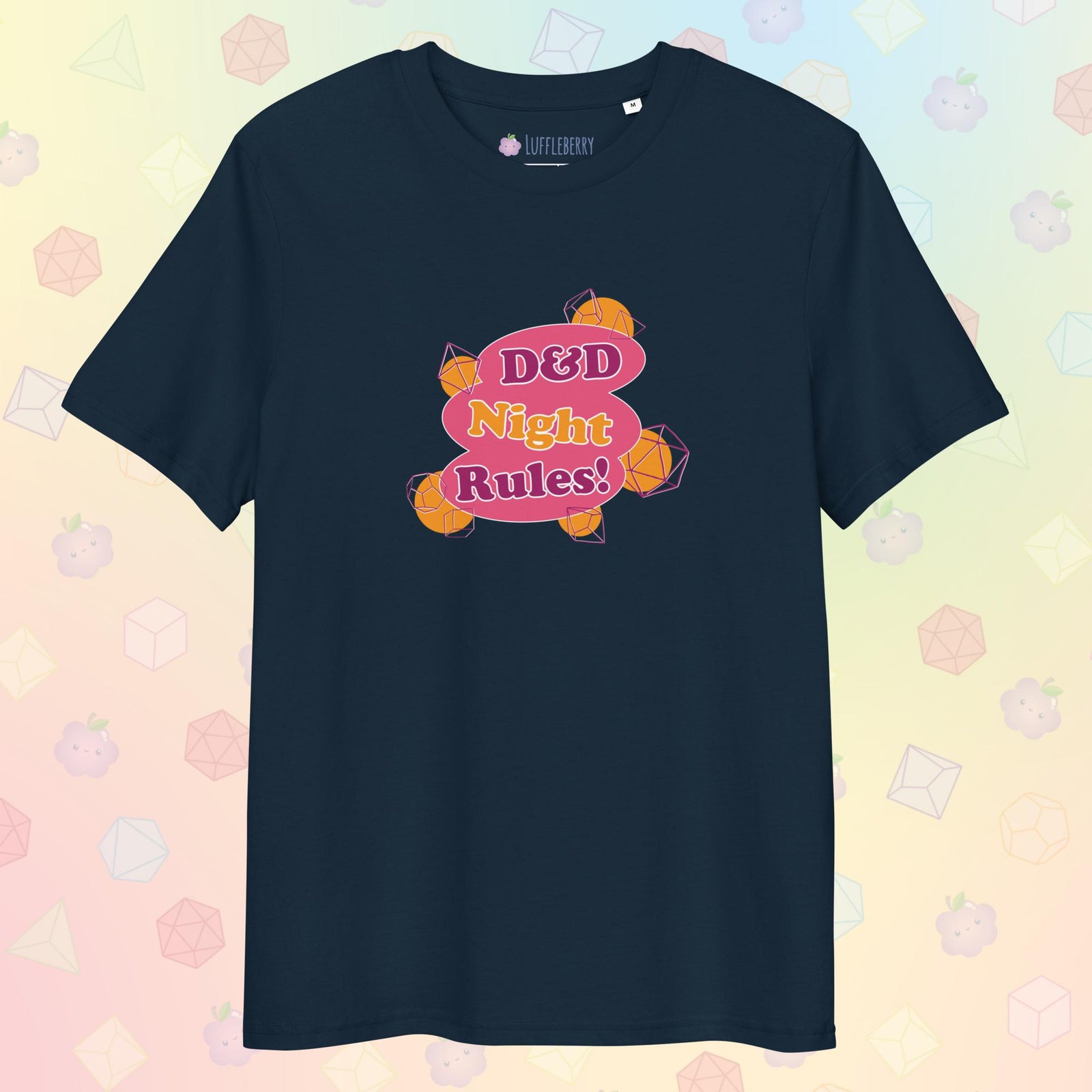 D&D Night Rules | Organic Cotton T-Shirt - T-Shirt - Luffleberry