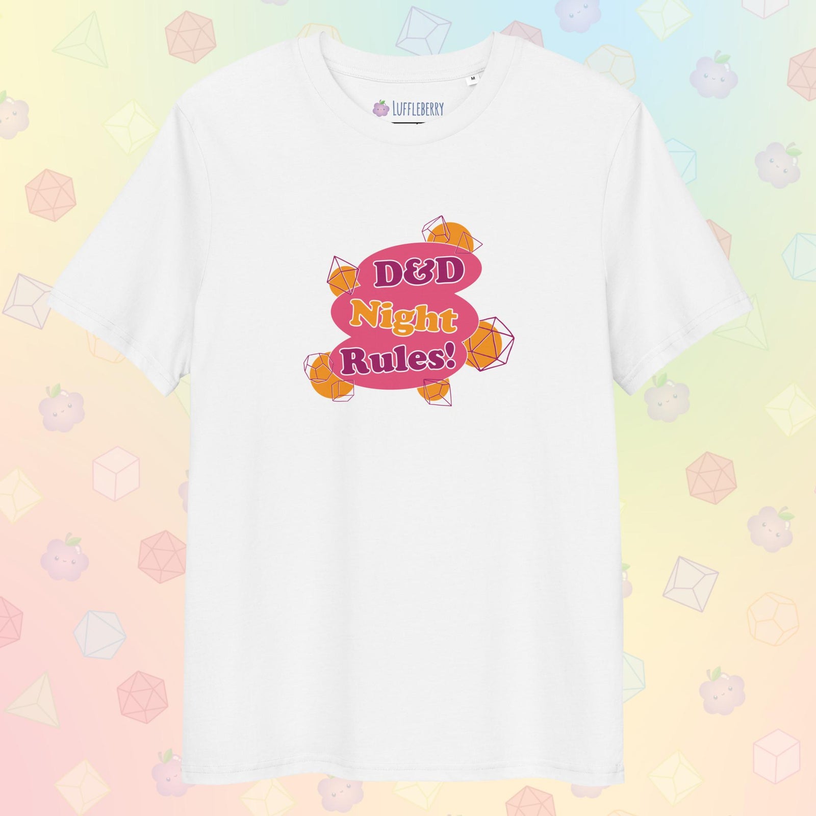 D&D Night Rules | Organic Cotton T-Shirt - T-Shirt - Luffleberry