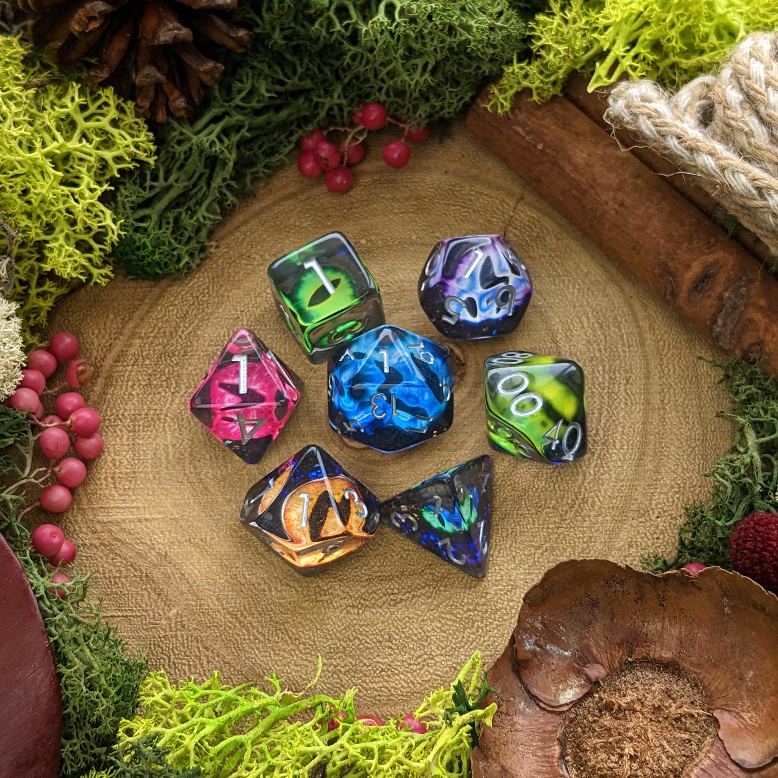 All Seeing Eyes - Dice Set - Luffleberry