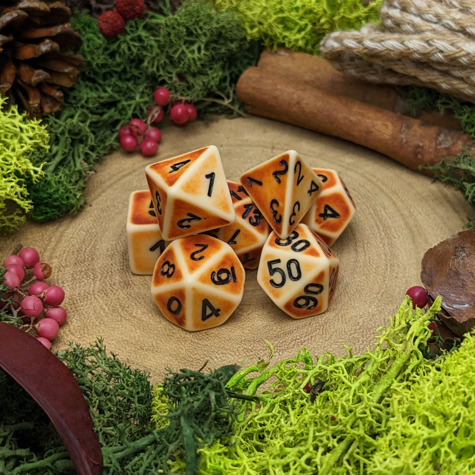 Ancient Rust - Dice Set - Luffleberry