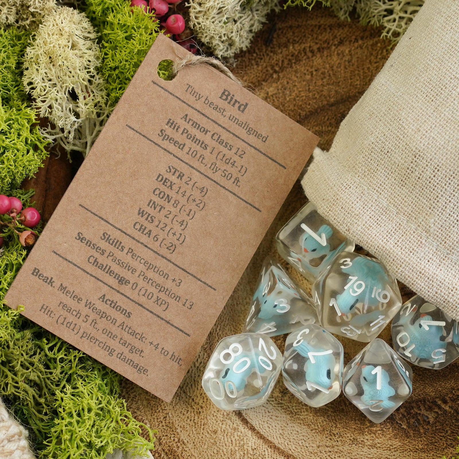 Birdie - Dice Set - Luffleberry