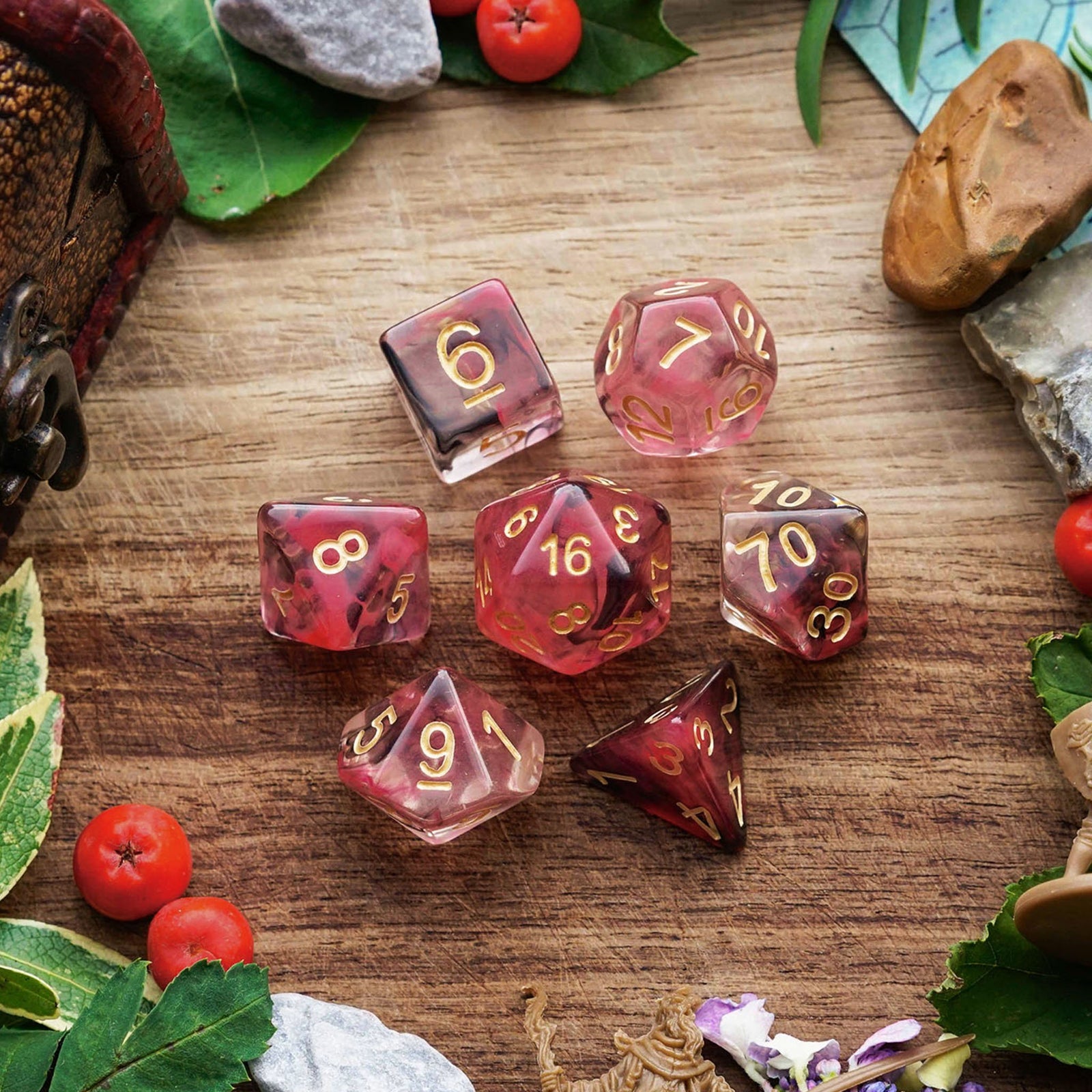 Blood & Smoke Dice - Dice Set - Luffleberry