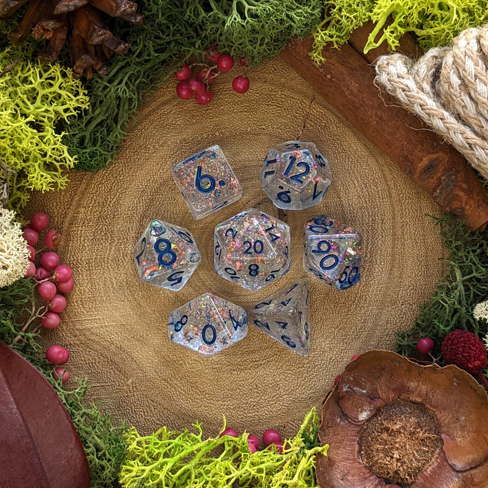 Copper Solstice - Dice Set - Luffleberry