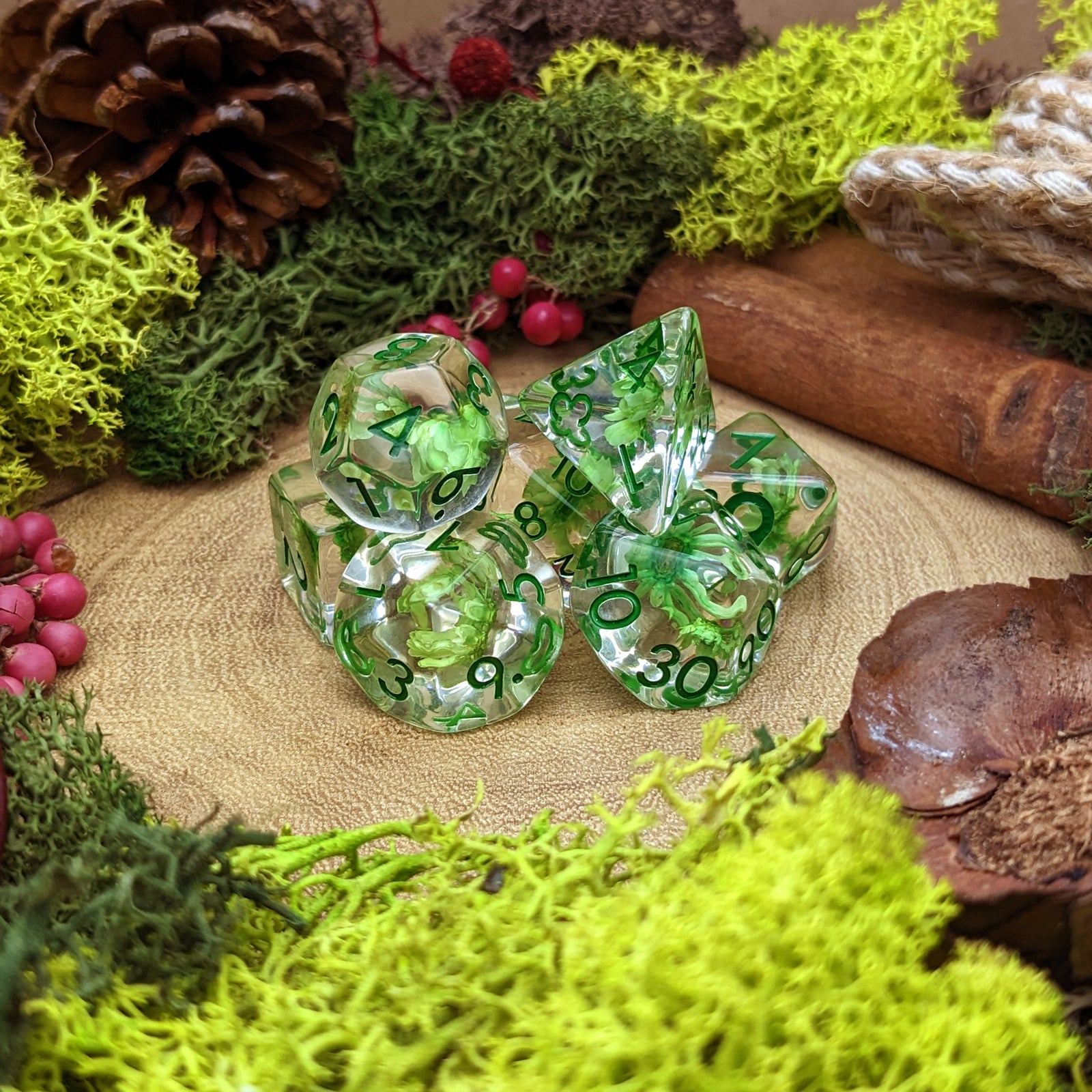 Evergreen - Dice Set - Luffleberry