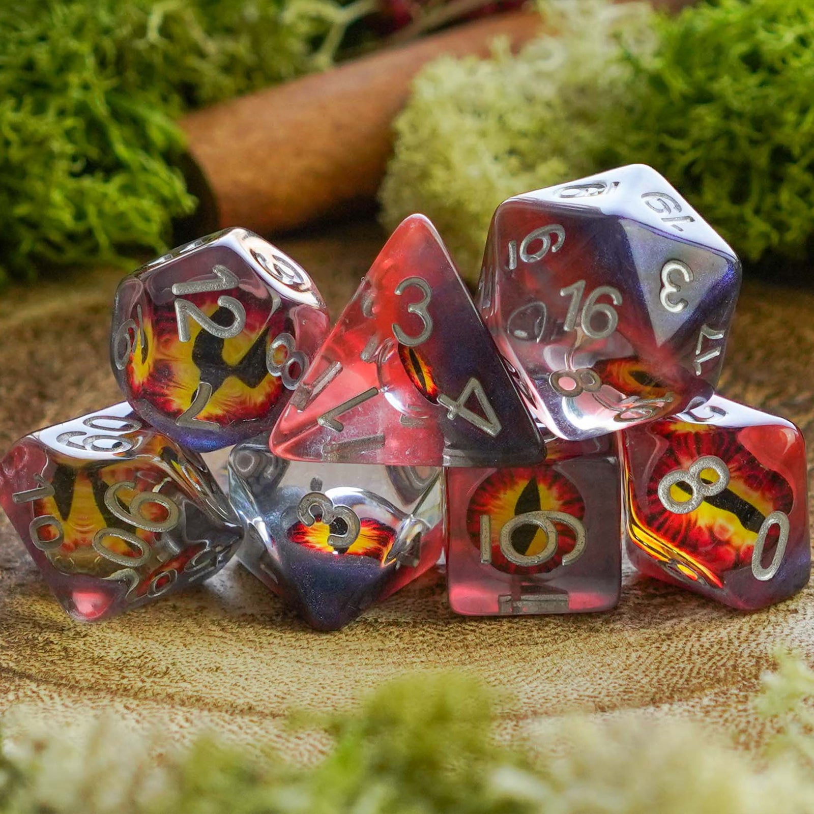 Eyes of Hell - Dice Set - Luffleberry