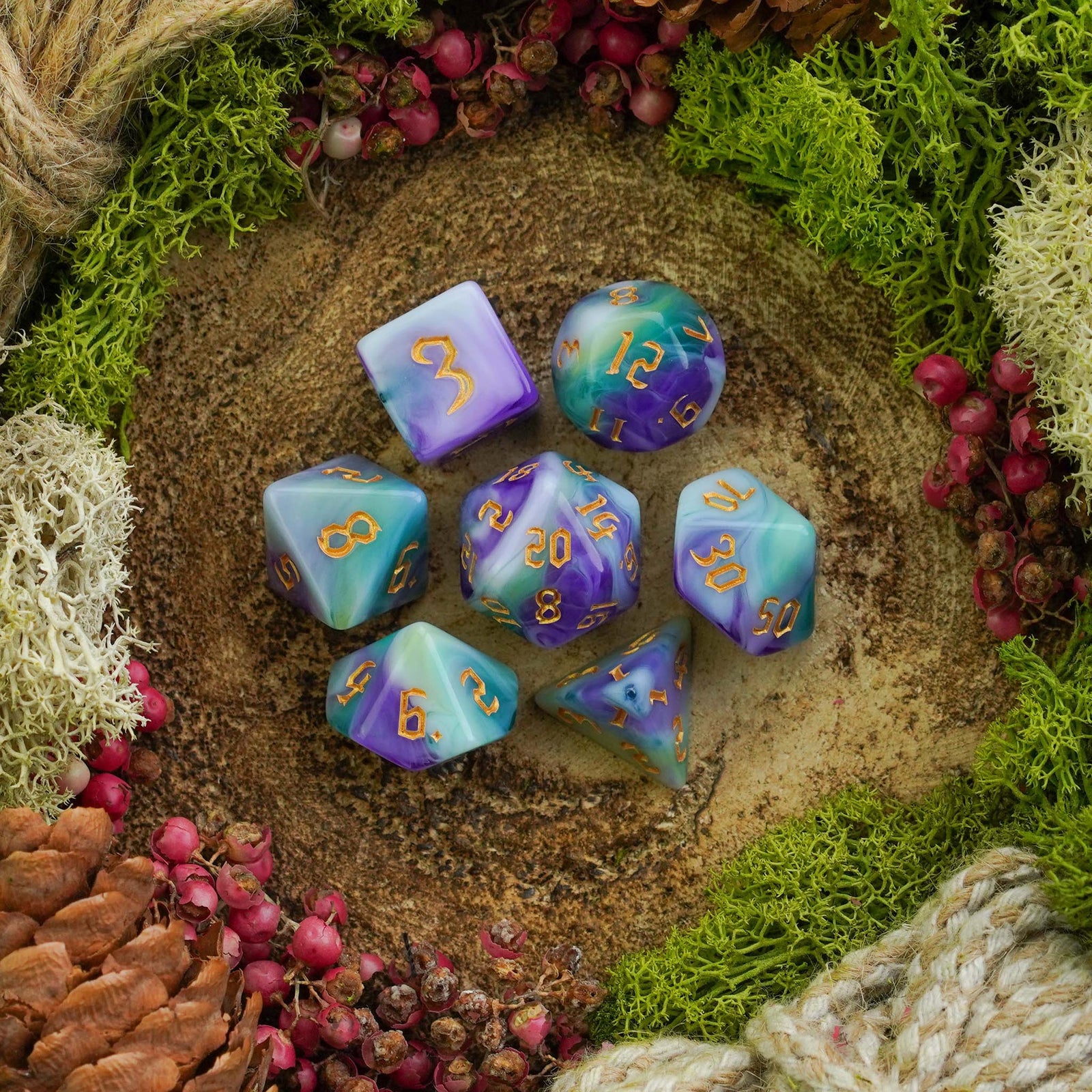 Enchanting Brew - Dice Set - Luffleberry