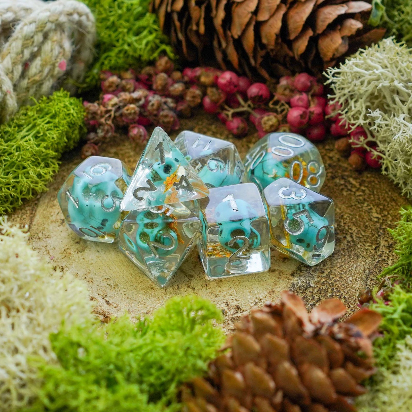 Gentle Repose - Dice Set - Luffleberry