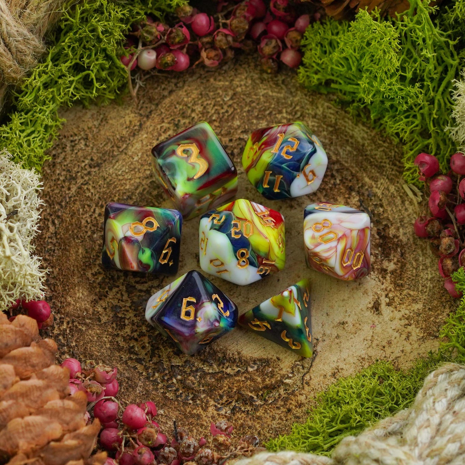 Goblin Puke - Dice Set - Luffleberry