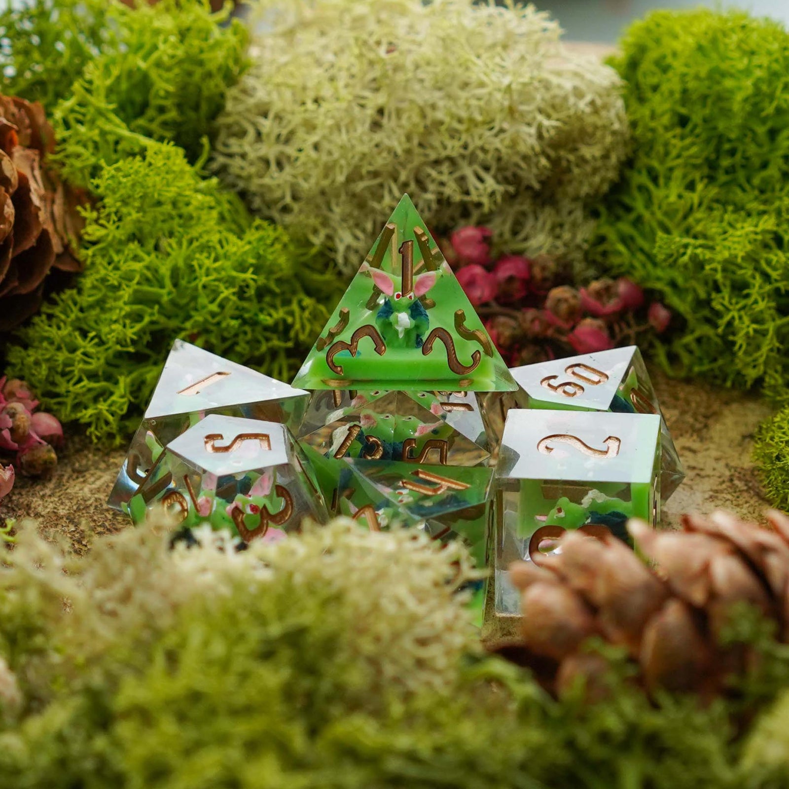 Dice Goblin | Sharp Edge Dice with Box - Dice Set - Luffleberry