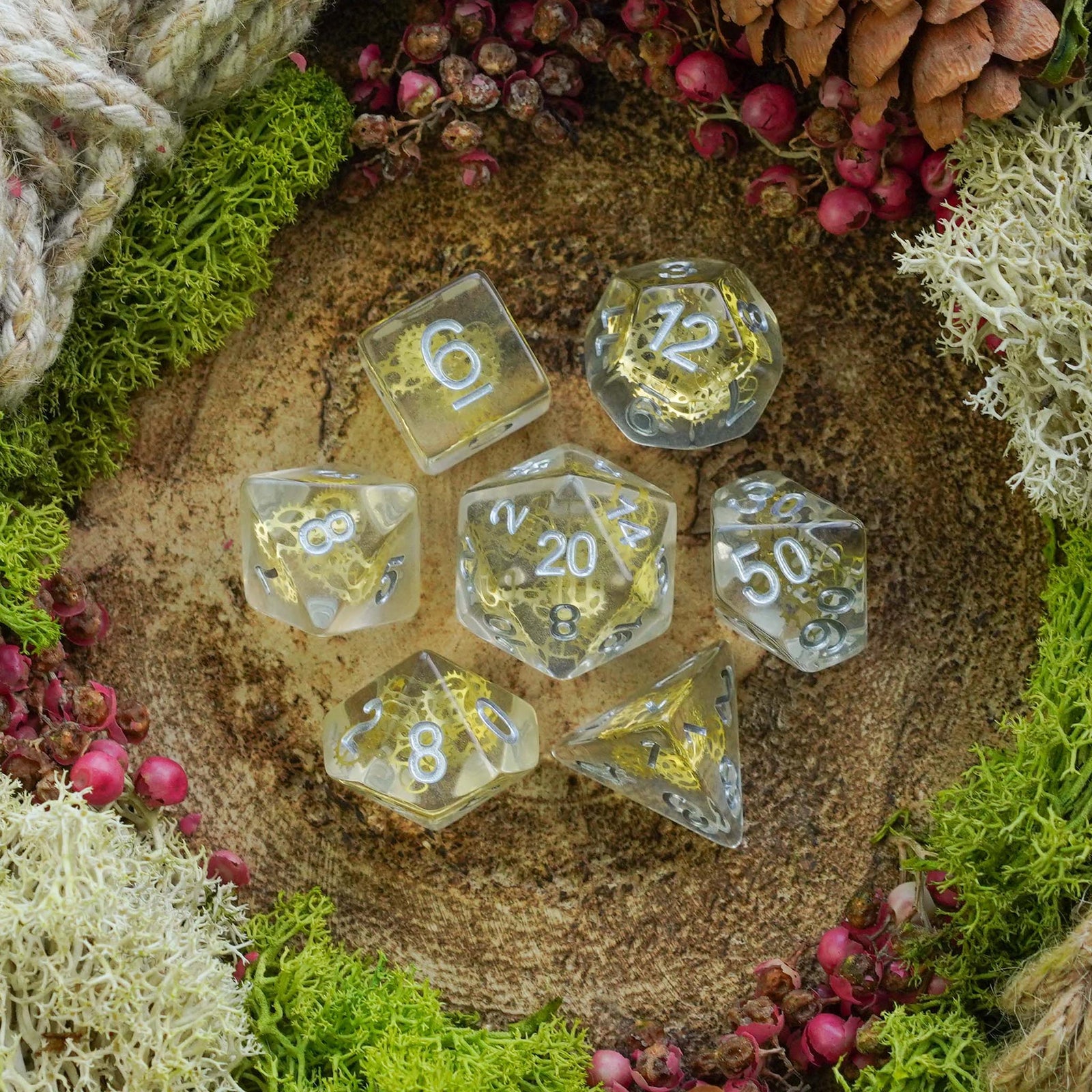 Golden Gear - Dice Set - Luffleberry