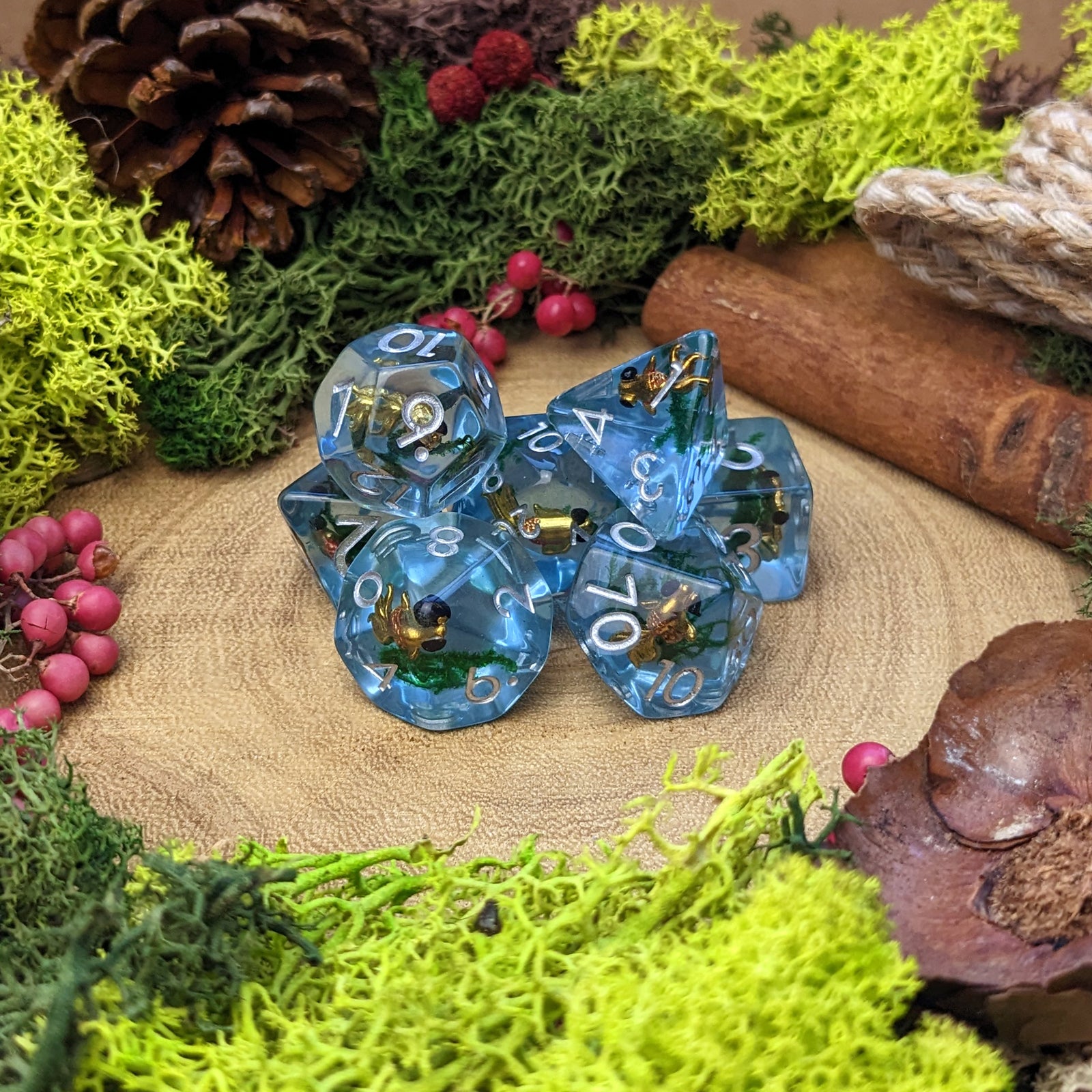 Goldfish - Dice Set - Luffleberry