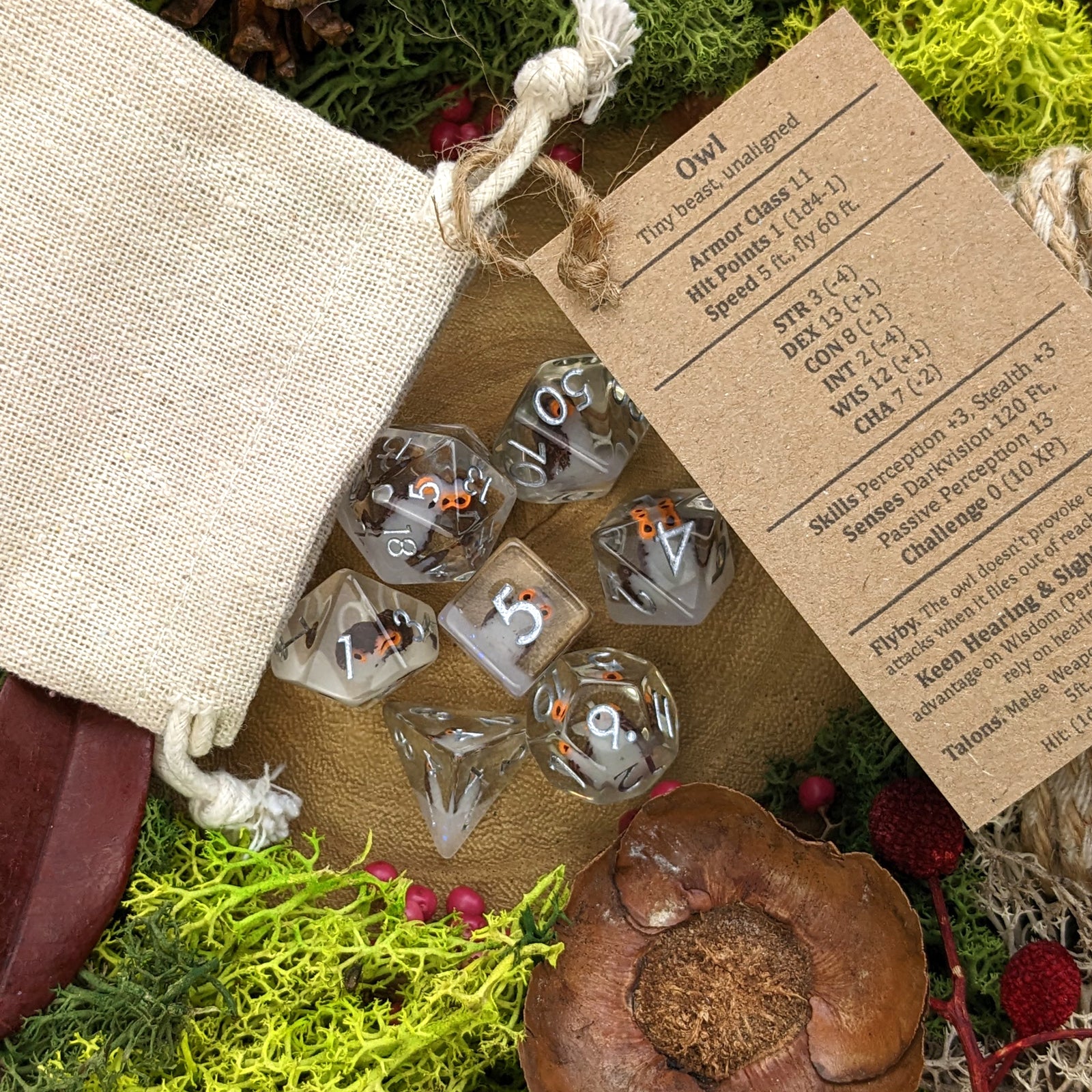 Hooty - Dice Set - Luffleberry