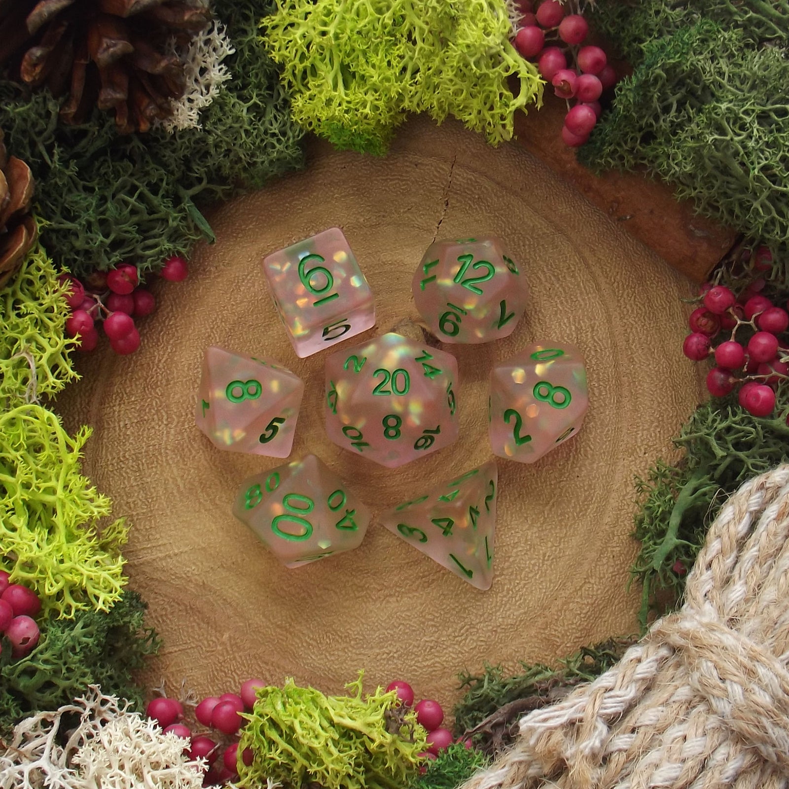 Evening Glade - Dice Set - Luffleberry