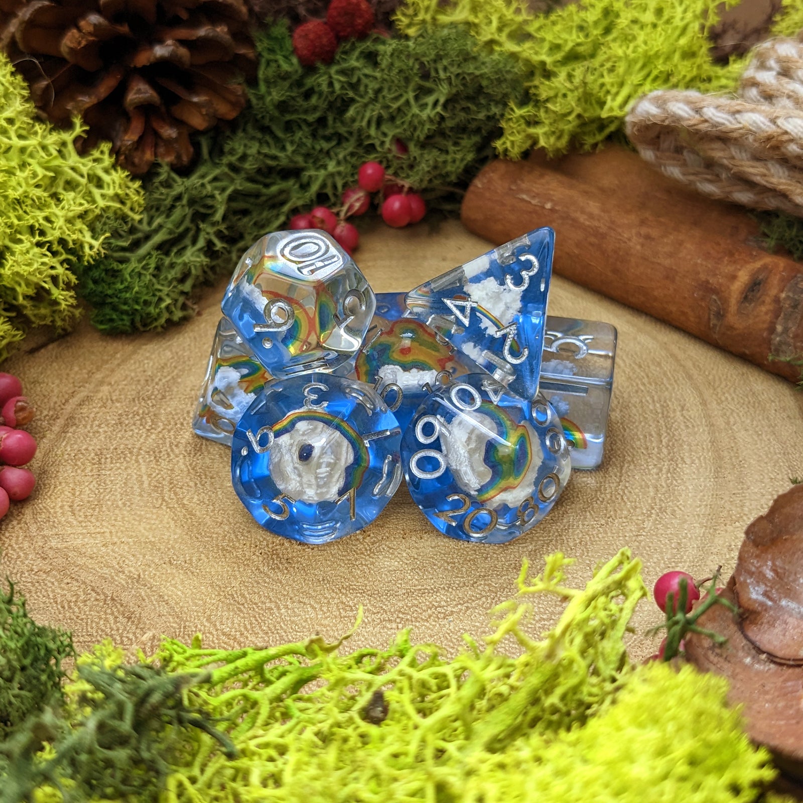 Over the Rainbow - Dice Set - Luffleberry