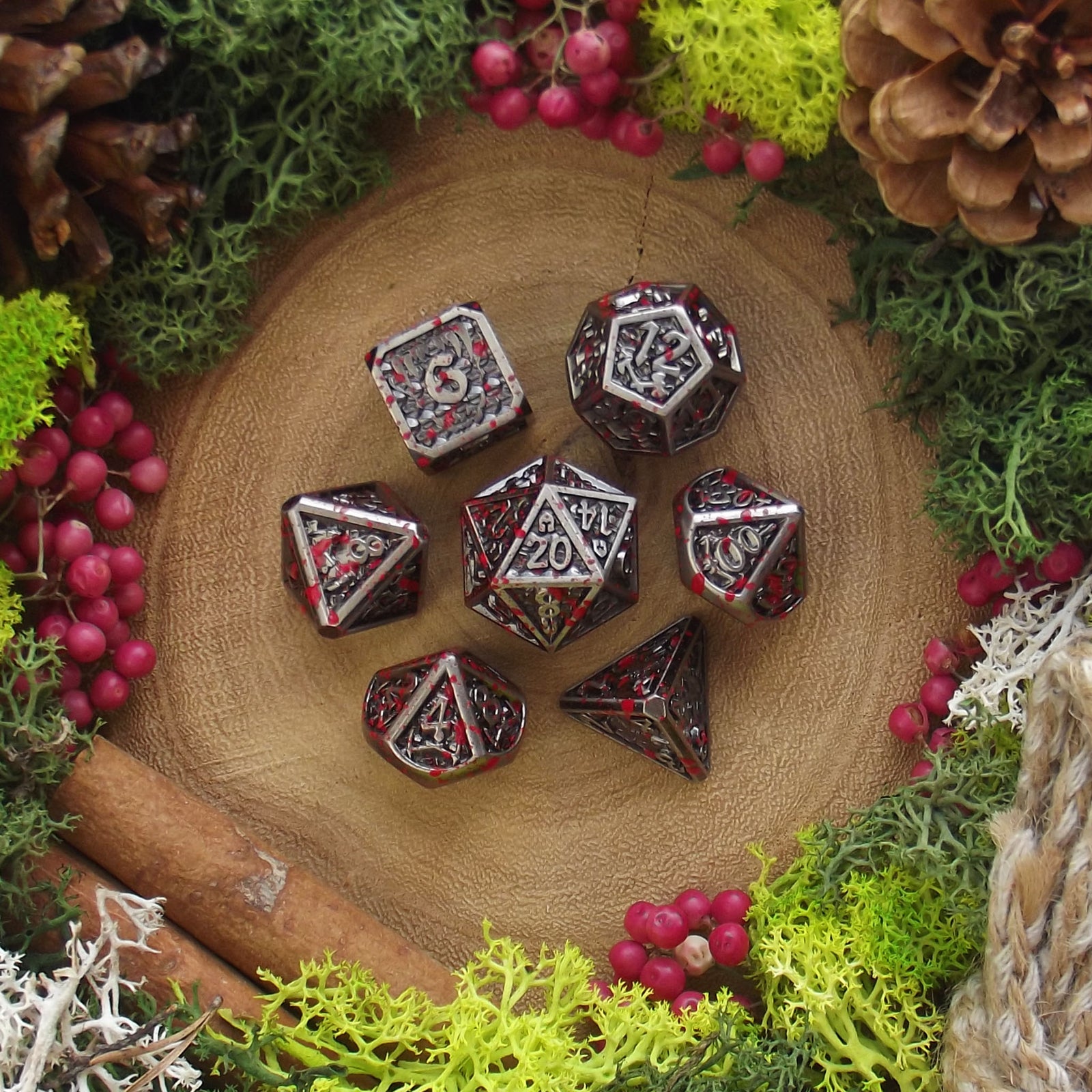 Pit Fighter | Metal Dice - Dice Set - Luffleberry
