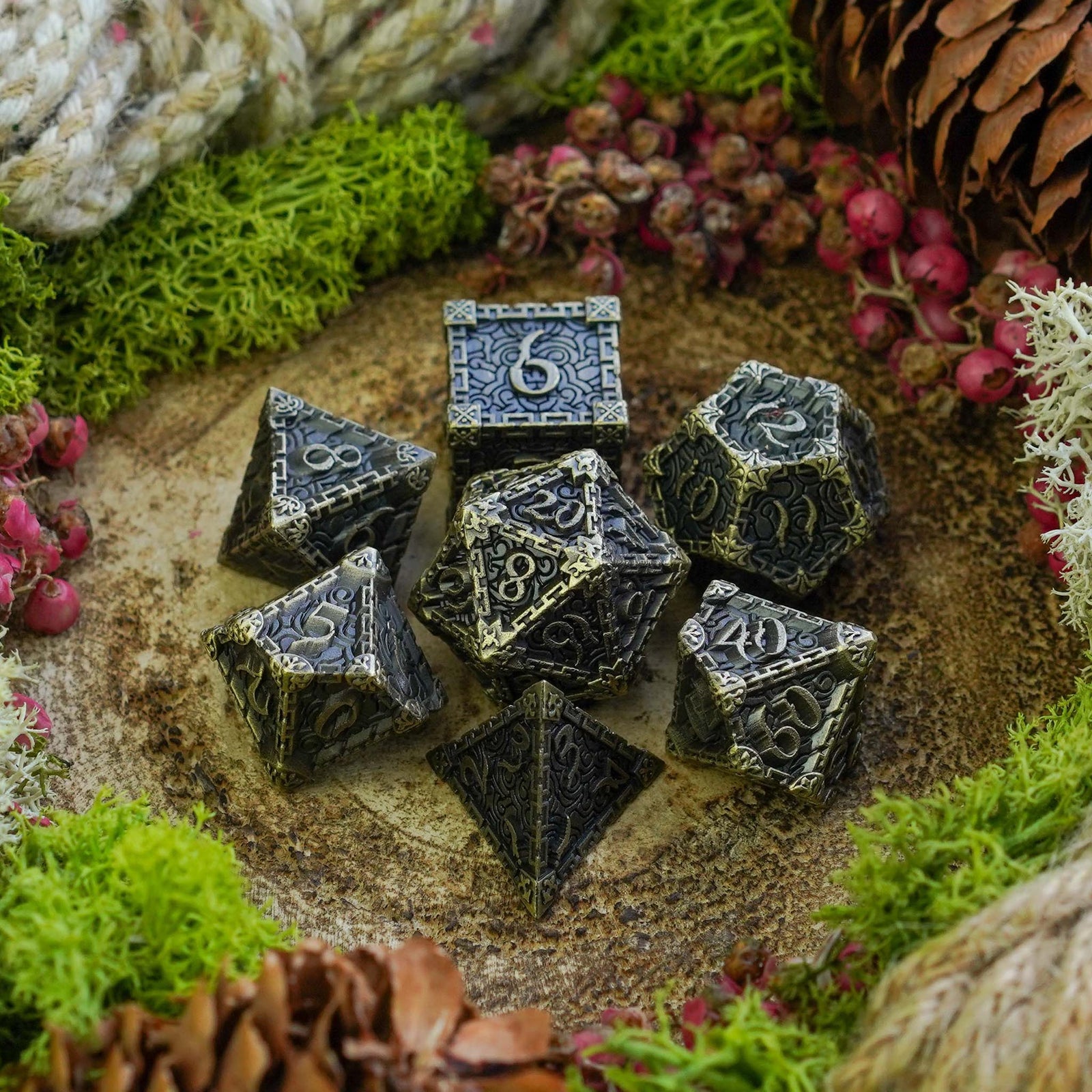 Shadow Lord | Metal Dice - Dice Set - Luffleberry