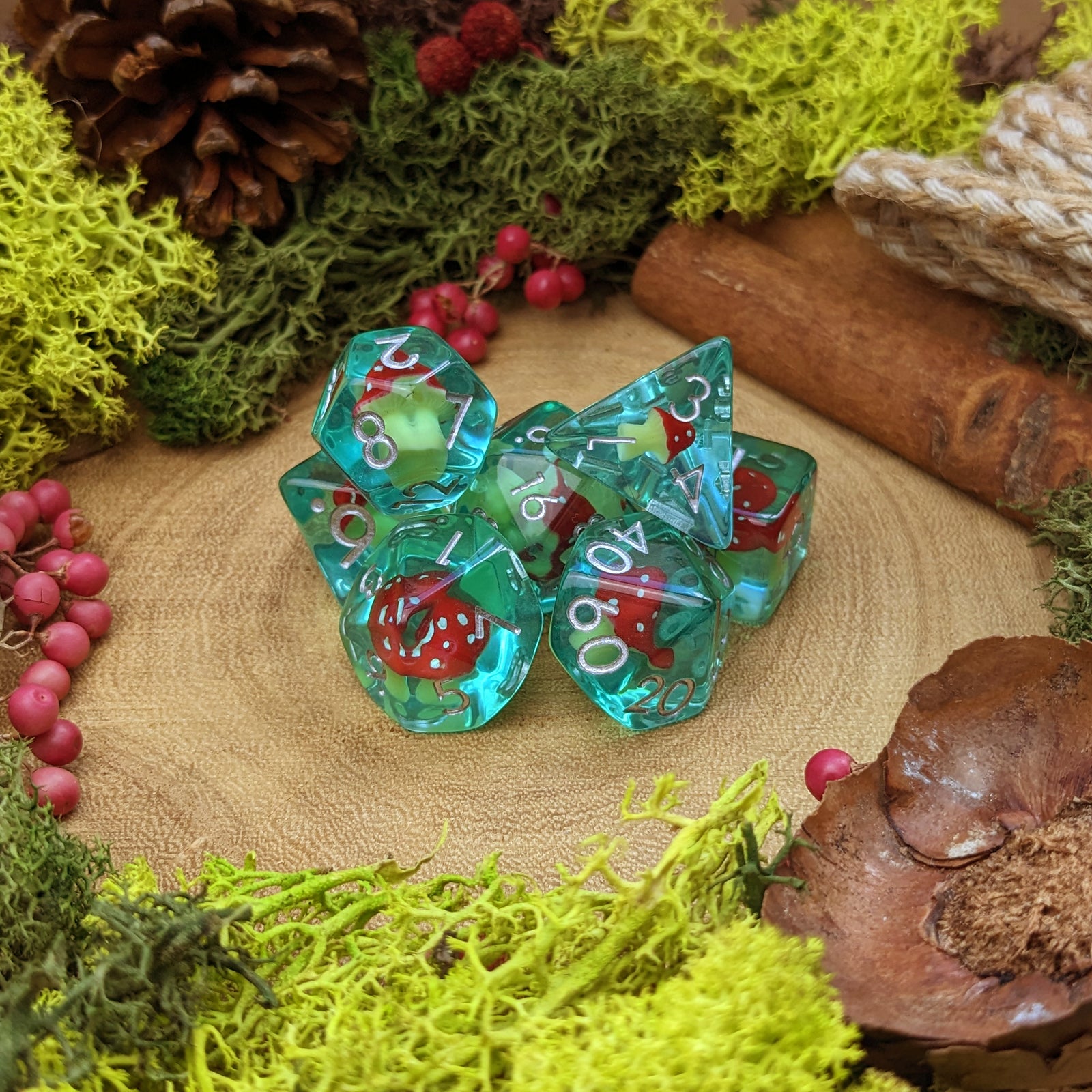 Toadstool - Dice Set - Luffleberry