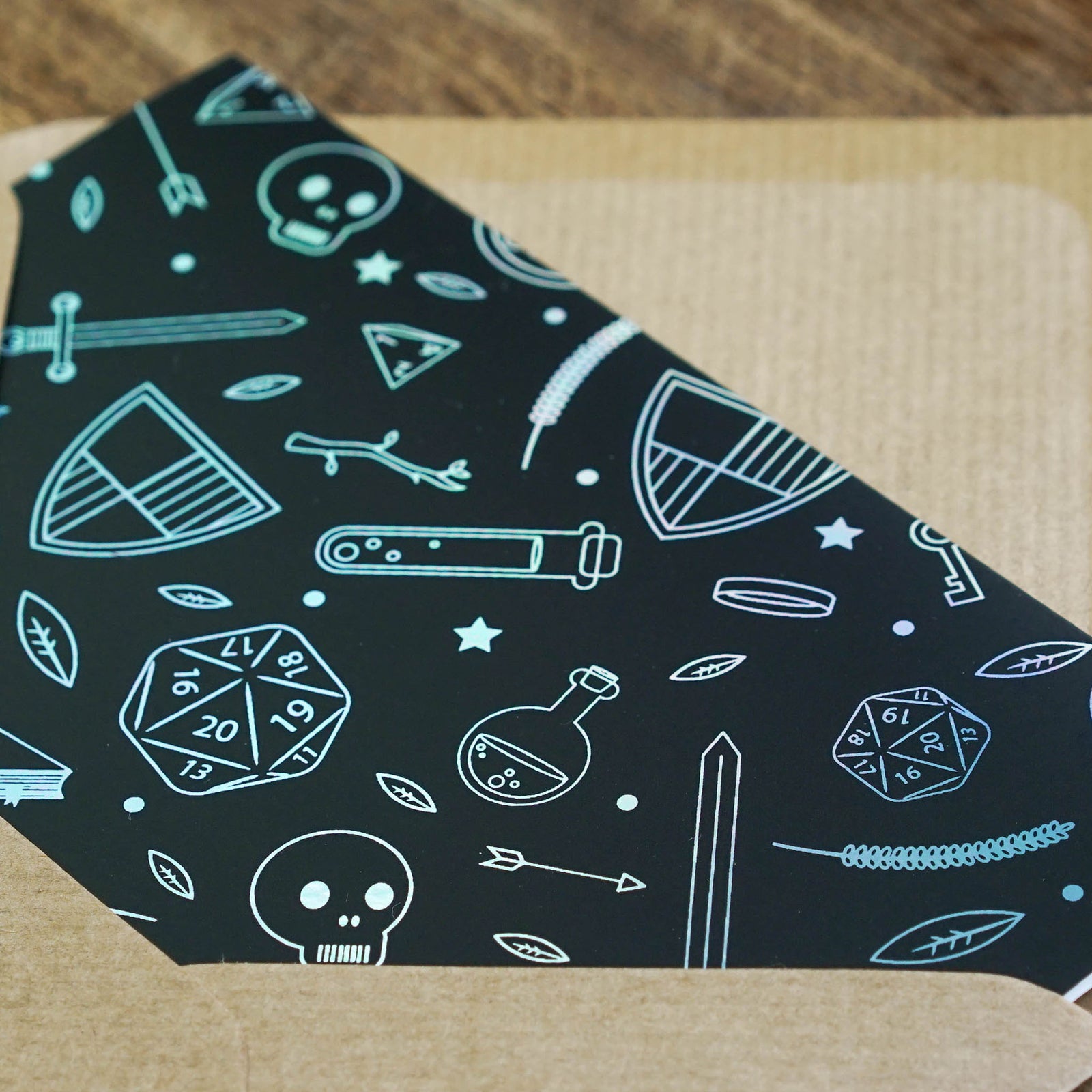 Rainbow Foil Adventure Greetings Card - Card - Luffleberry