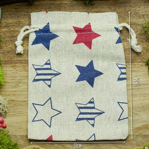 Stars & Stripes | Cotton Dice Gift Bag